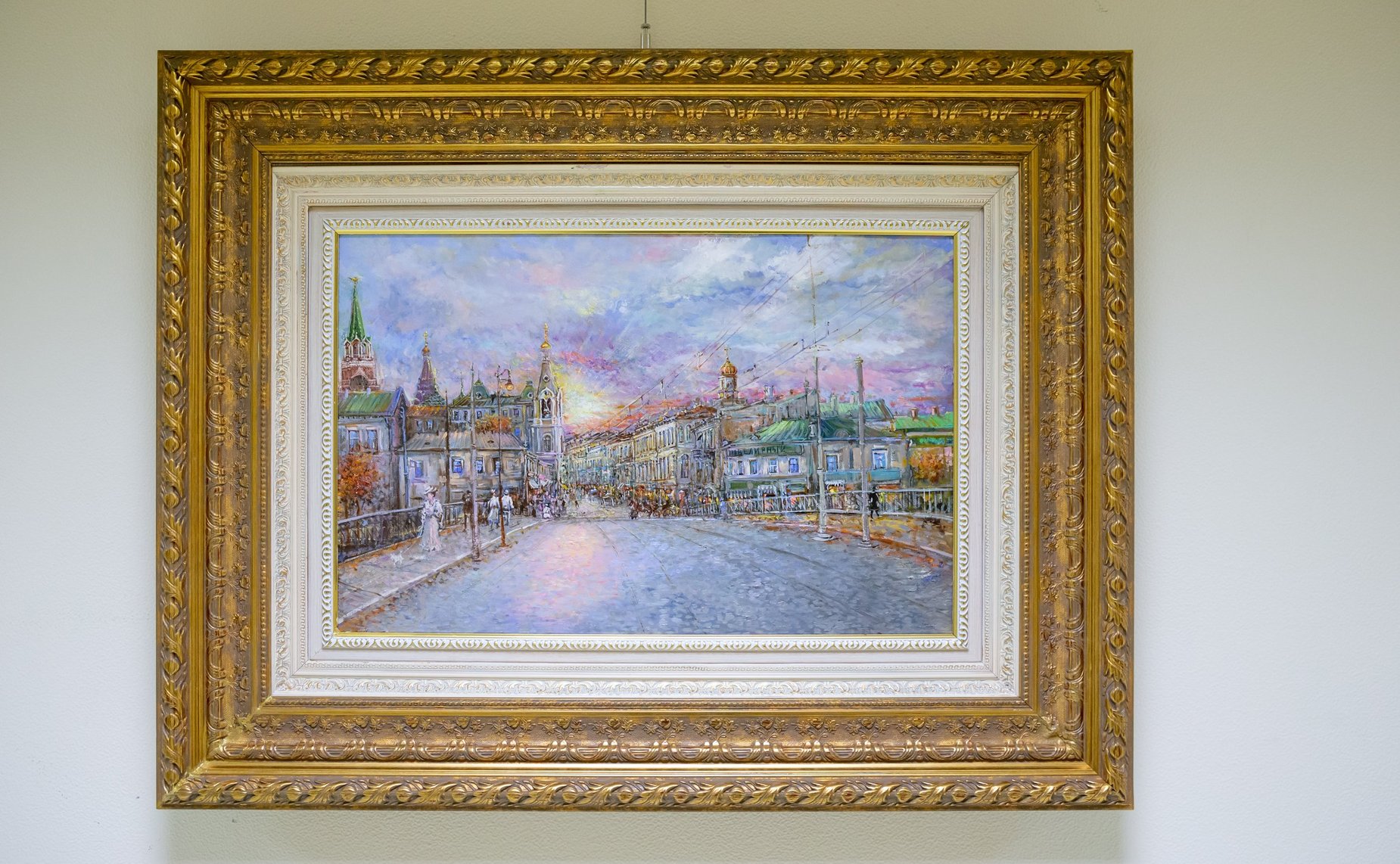 Открытие выставки художника Александра Фомина «Москва — сердце России» в Совете Федерации