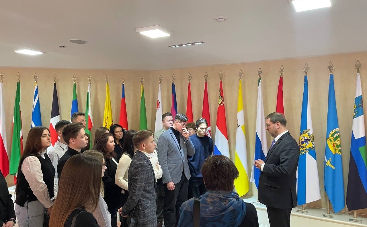 Встреча заместителя Председателя СФ Константина Косачева со студентами Поволжского государственного технологического университета