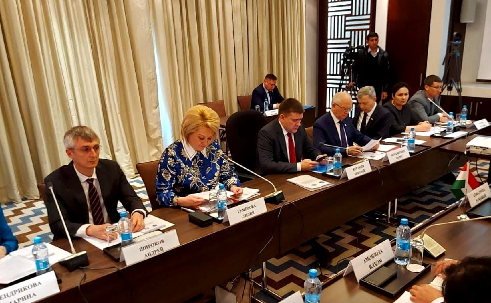 Десятое заседание Комиссии по сотрудничеству Маджлиси милли Маджлиси Оли Республики Таджикистан и Совета Федерации