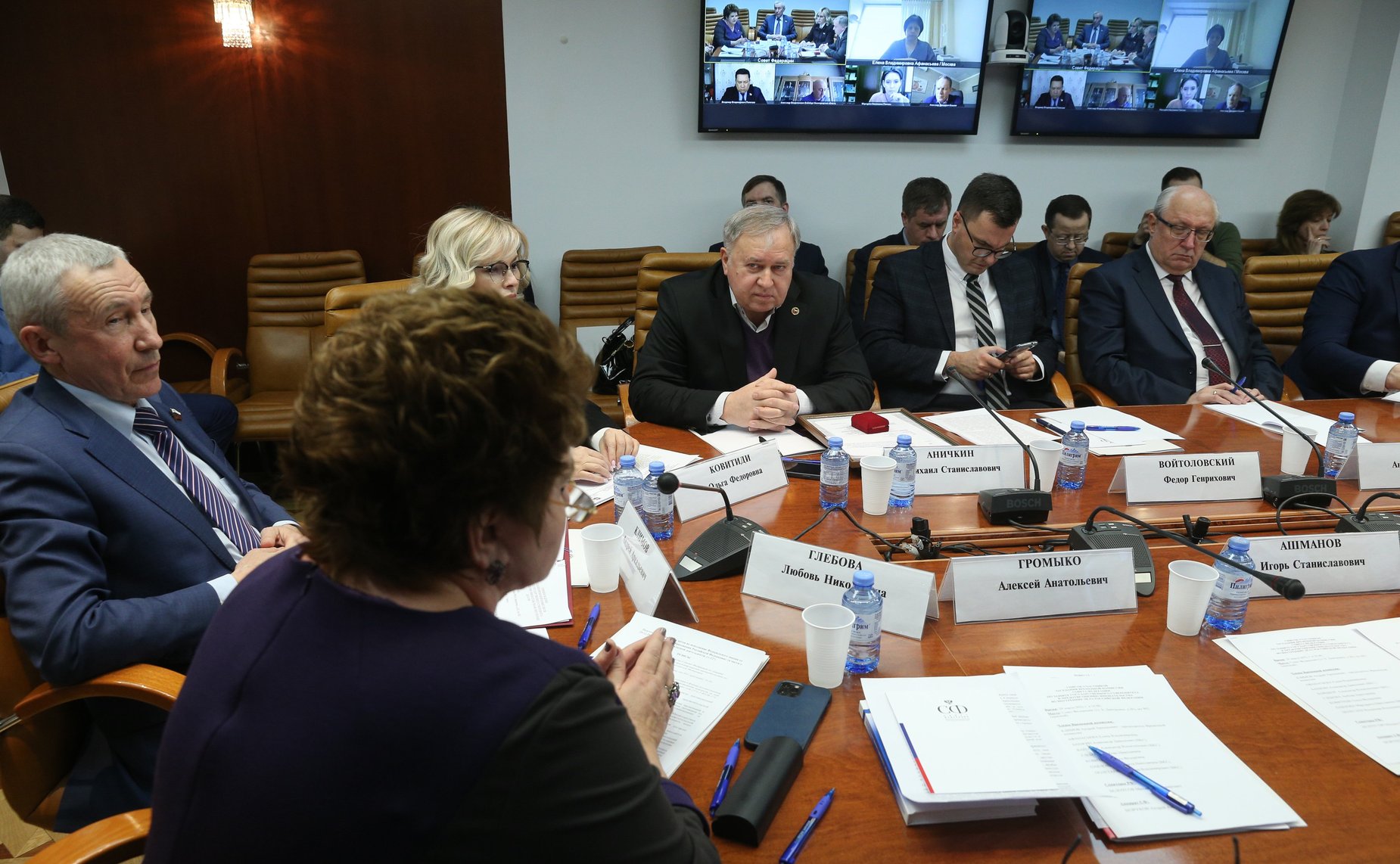 Заседание Временной комиссии СФ по защите государственного суверенитета и предотвращению вмешательства во внутренние дела РФ