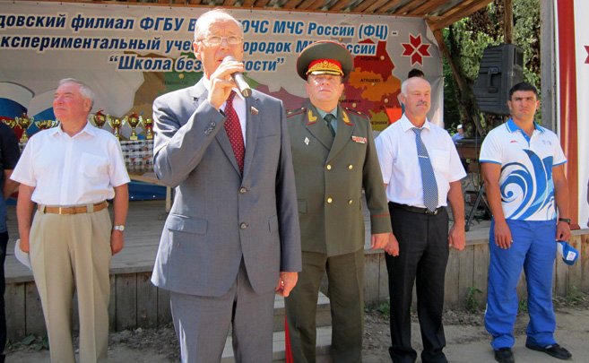 Н. Петрушкин выступил на открытии Кадетской игры «Зарница» в Мордовии