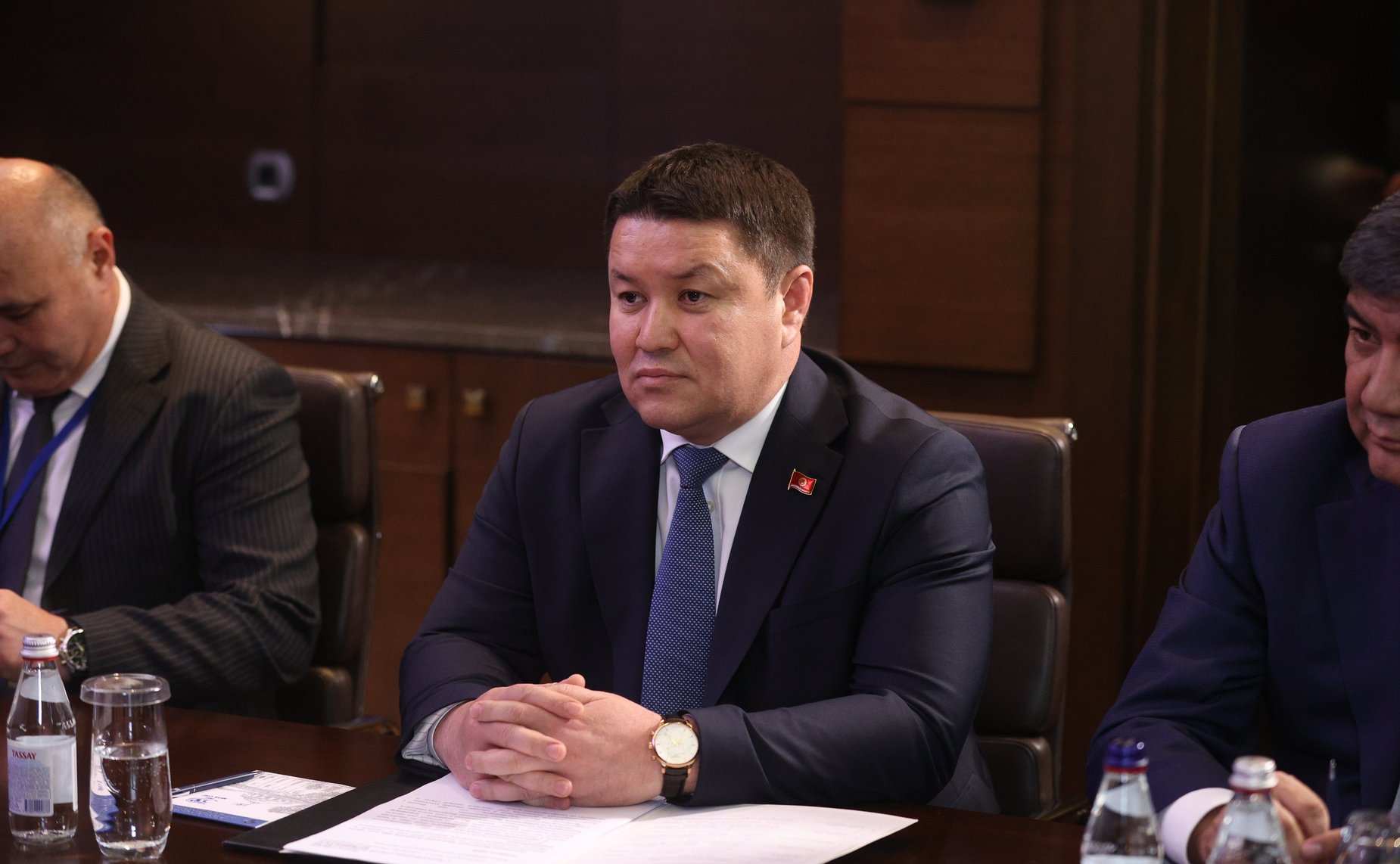 Встреча Председателя Совета МПА СНГ, Председателя СФ Валентины Матвиенко с Председателем Жогорку Кенеша Кыргызской Республики Талантом Турдумаматовичем Мамытовым