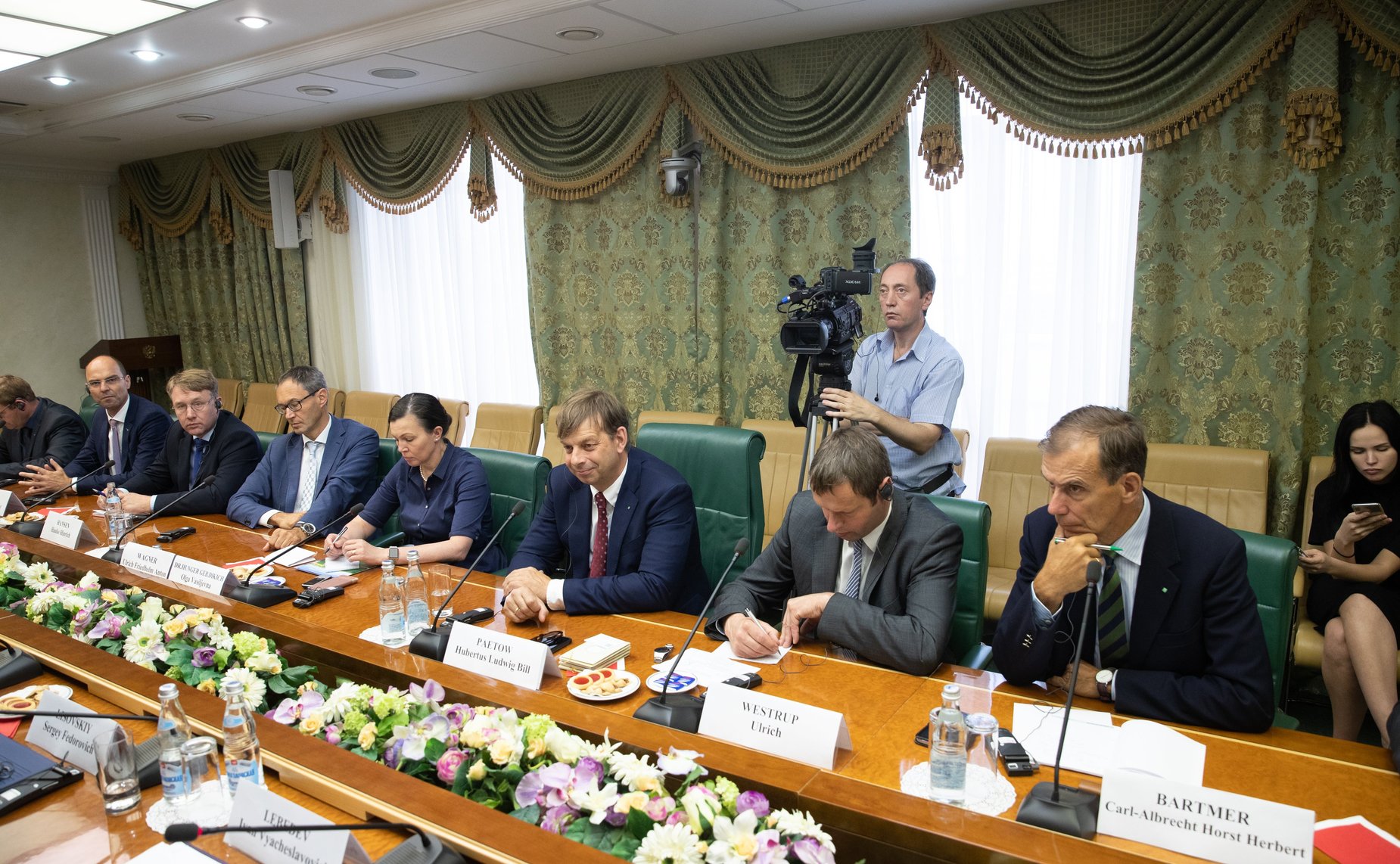 Встреча С. Лисовского с делегацией Немецкого сельскохозяйственного общества