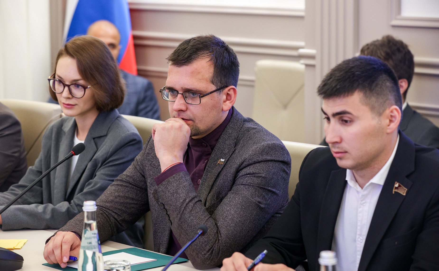 Встреча первого заместителя председателя Комитета СФ по социальной политике Александра Варфоломеева с молодыми парламентариями Боливарианской Республики Венесуэлла при участии членов Палаты молодых законодателей при Совете Федерации