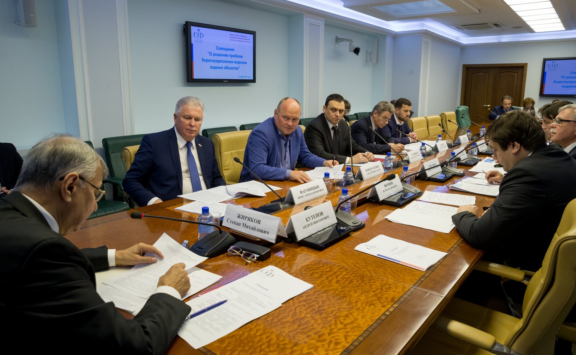 Совещание Комитета СФ по аграрно-продовольственной политике и природопользованию на тему «О решении проблем берегоукрепления морских водных объектов»
