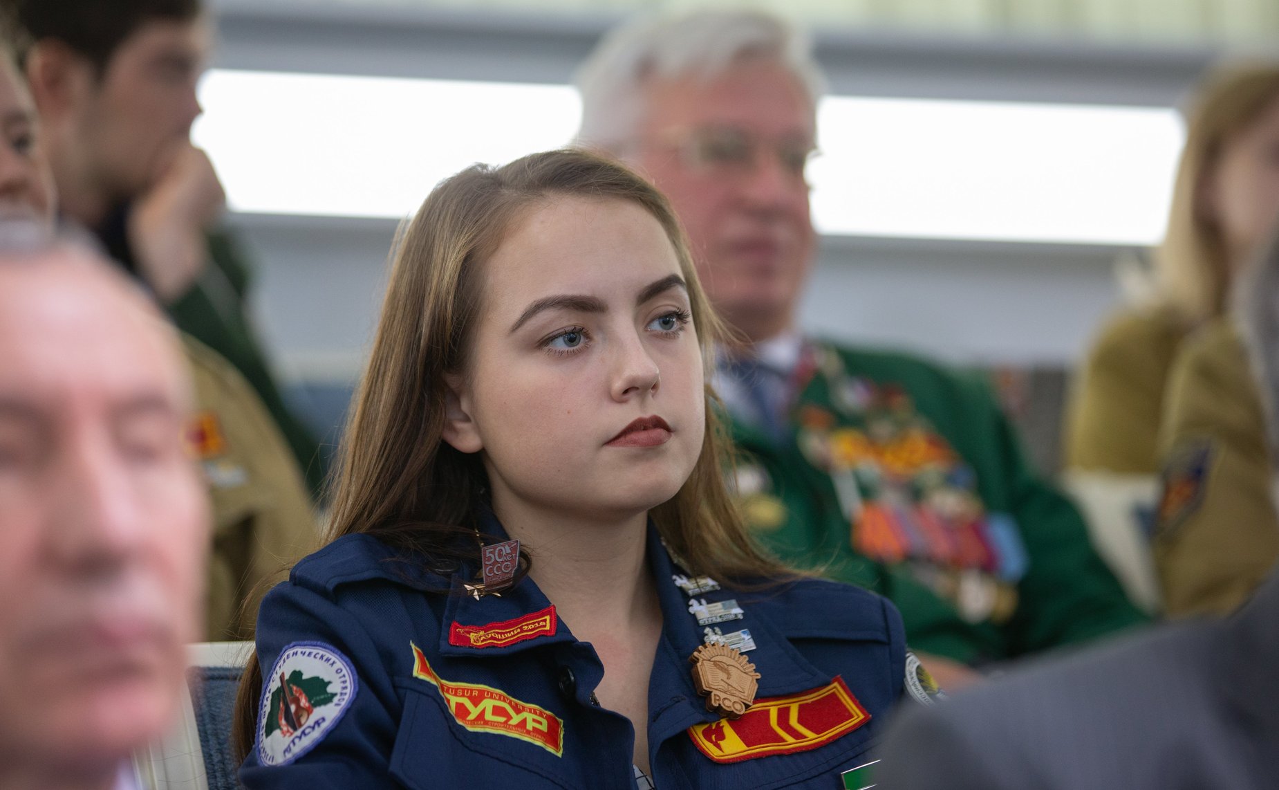 Встреча сенаторов с участниками Всероссийского слёта студенческих отрядов