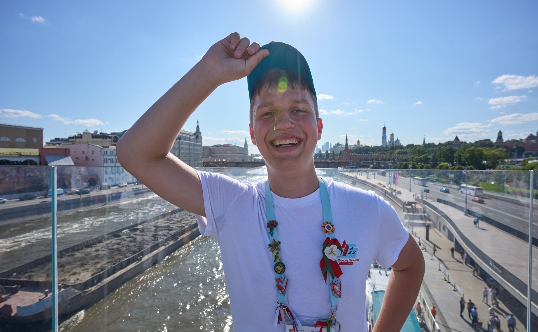 Участники «Поезда Памяти» прибыли в город-герой Москву (фото Фонд «Культурное пространство»)