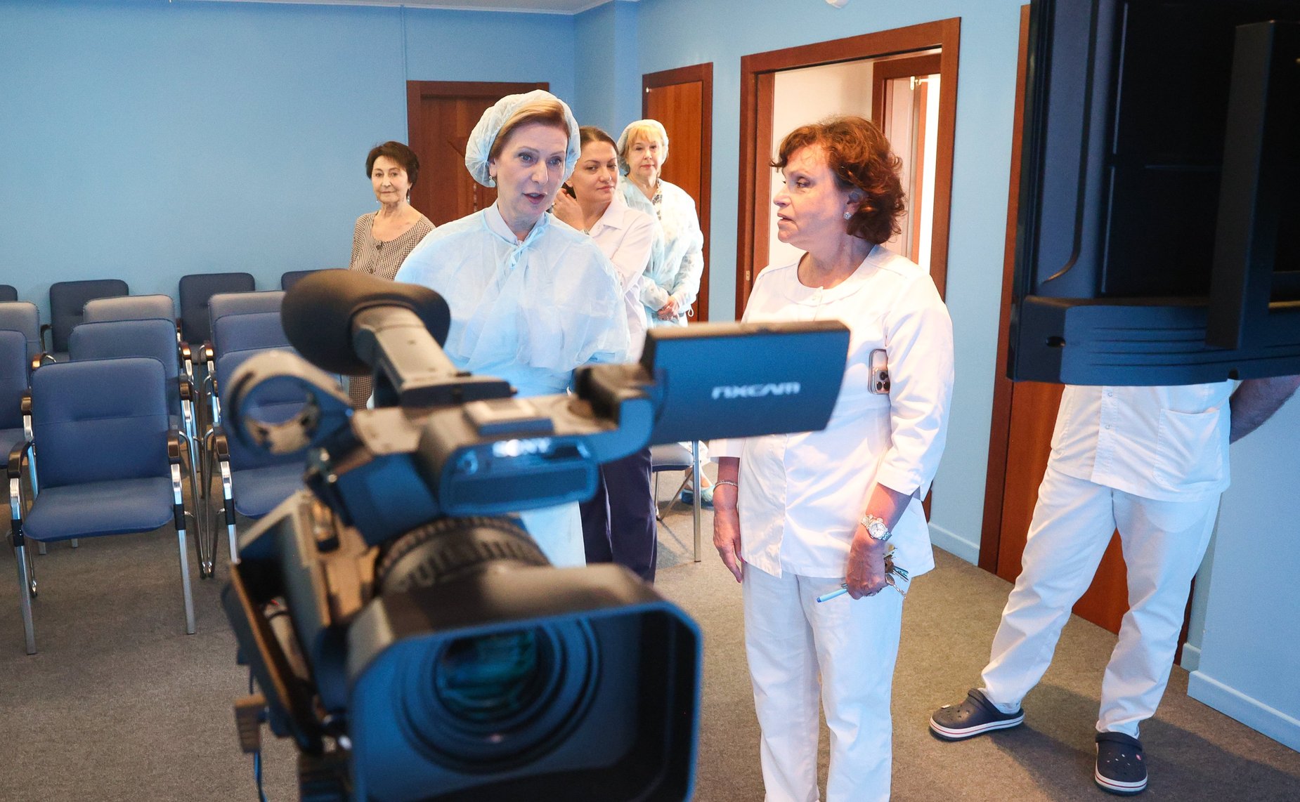 Заместитель Председателя Совета Федерации Инна Святенко посетила отделения ФГБУ «НМИЦ ССХ им. А.Н. Бакулева» Минздрава России