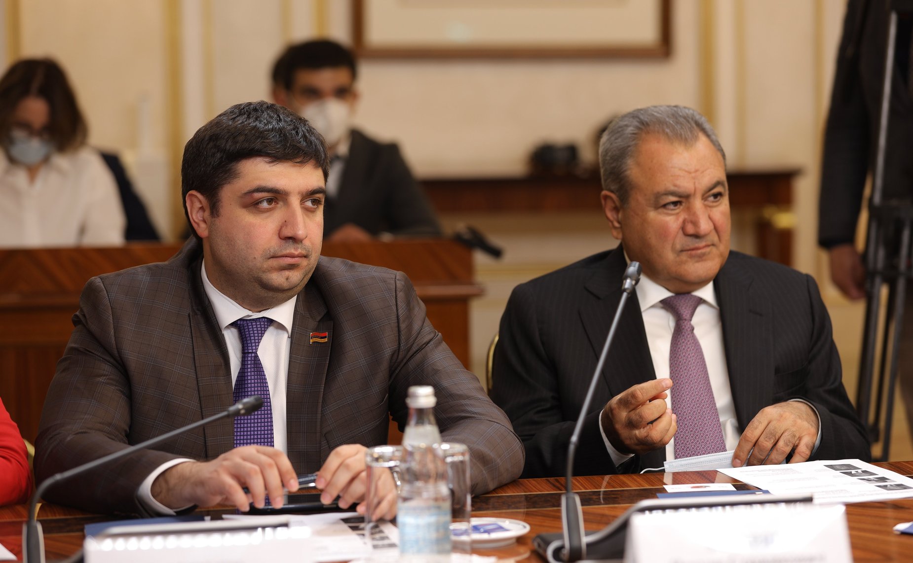 Встреча Председателя СФ Валентины Матвиенко с Председателем Национального Собрания Республики Армения Аленом Симоняном