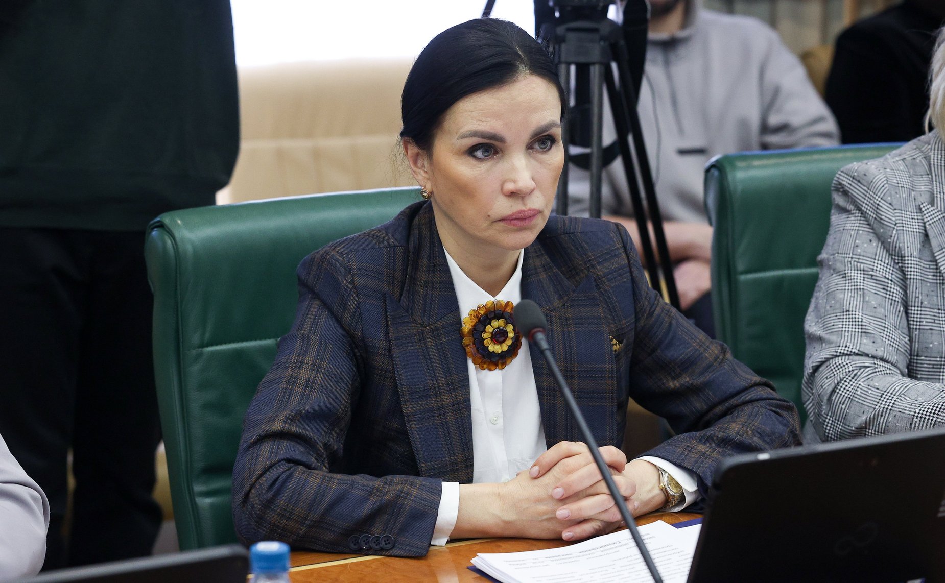 Совещание Комитета СФ по международным делам по вопросам совершенствования практики переселения в Россию соотечественников за рубежом, лиц, разделяющих российские духовно-нравственные ценности, и лиц, представляющих интерес для РФ