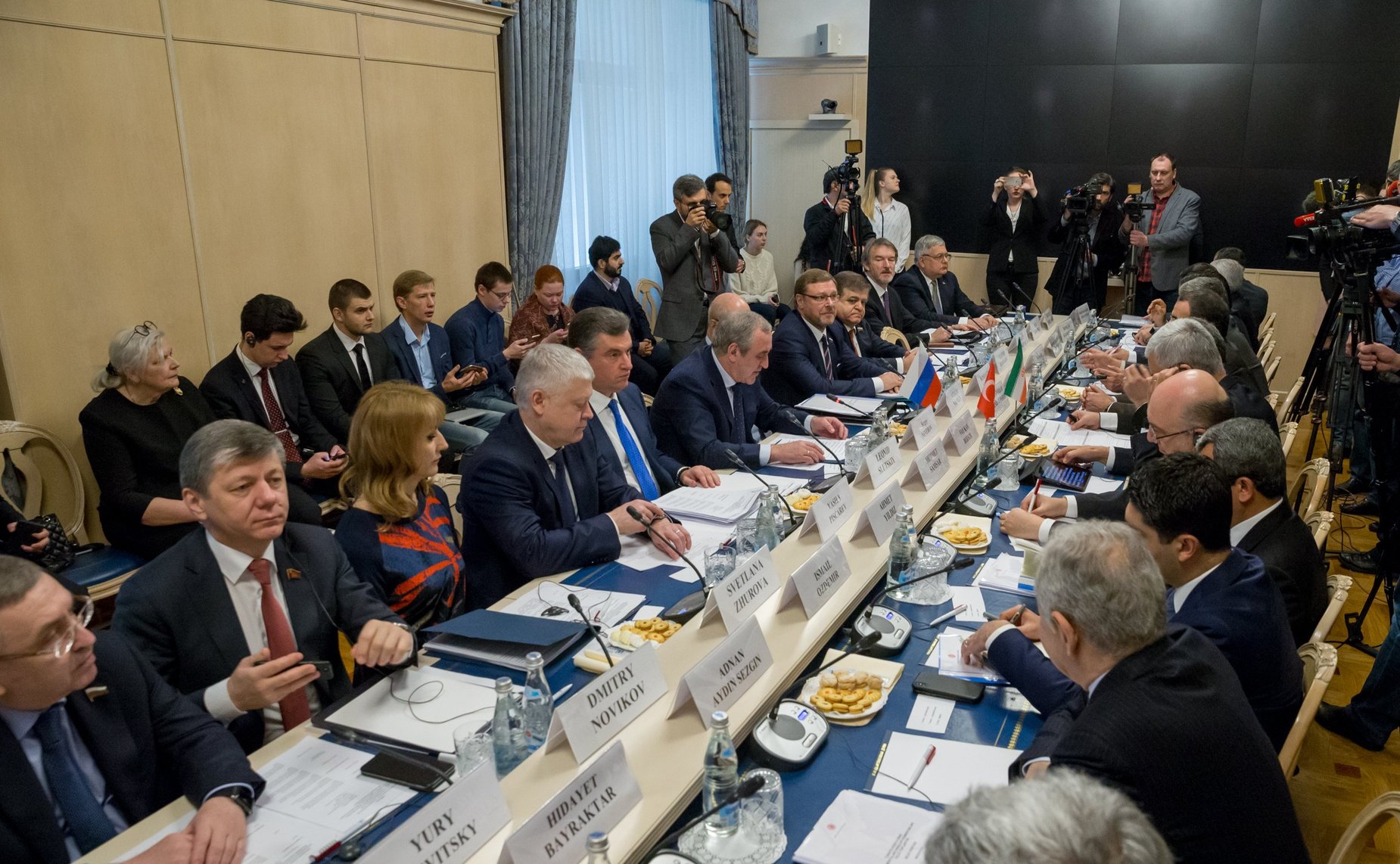 Первое совместное заседание парламентских комитетов России, Ирана и Турции