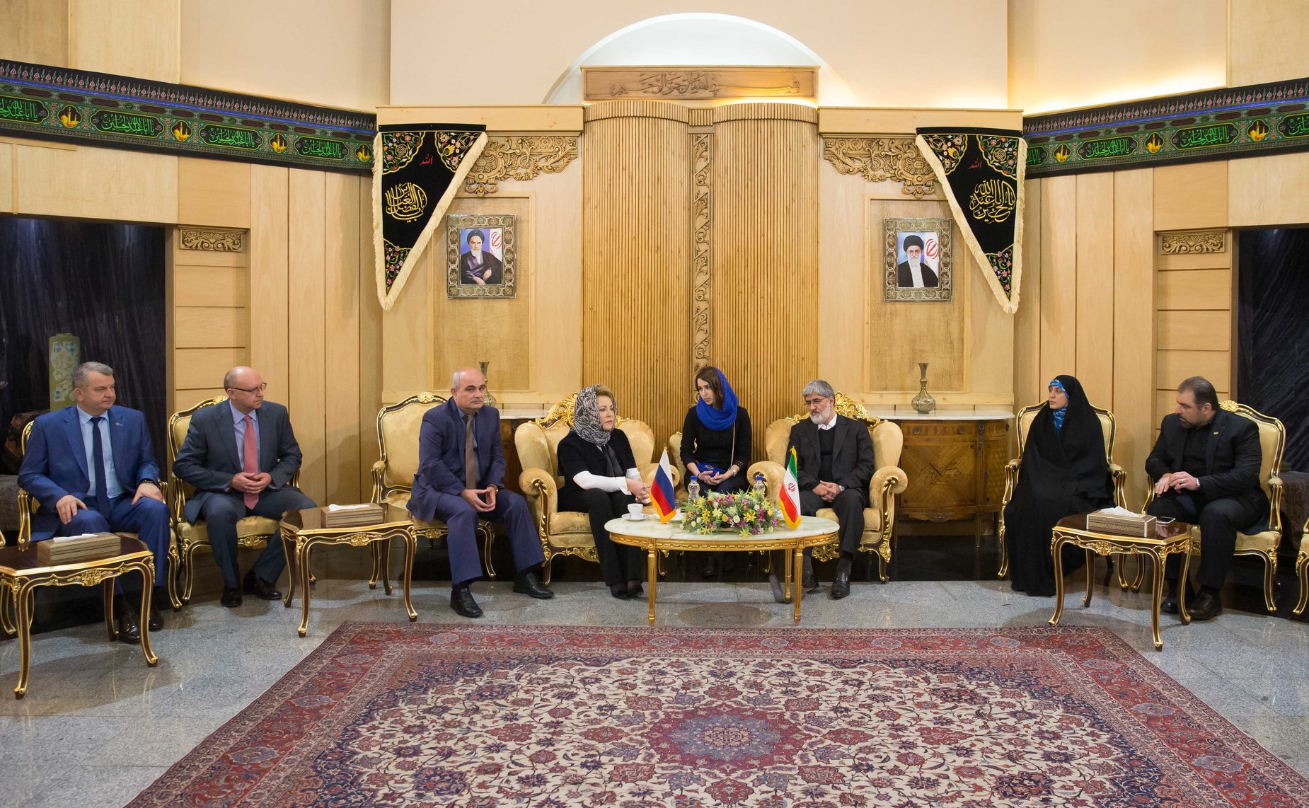 Председатель Совета Федерации Валентина Матвиенко на переговорах в Иране