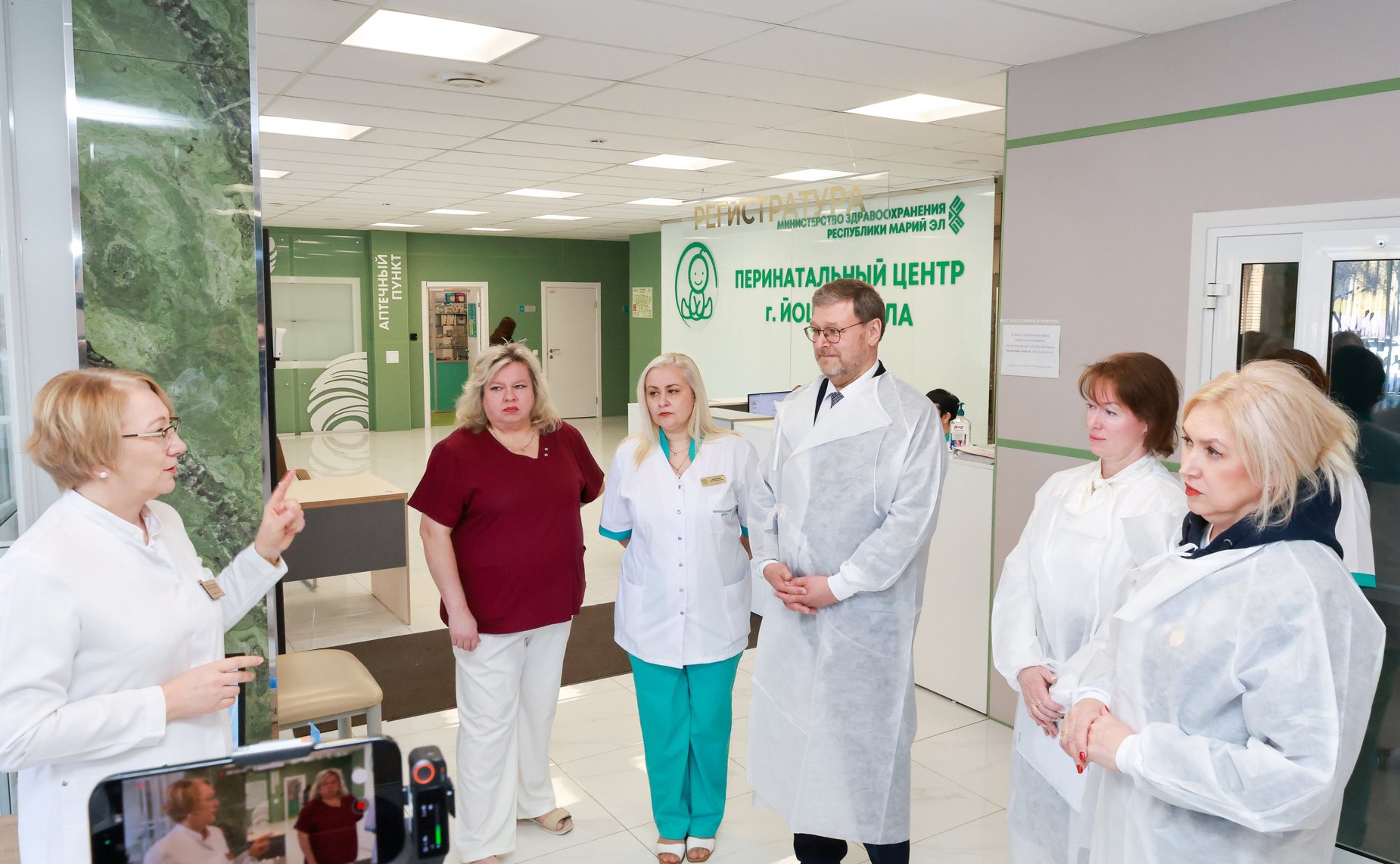 Сенаторы посетили перинатальный центр в городе Йошкар-Ола