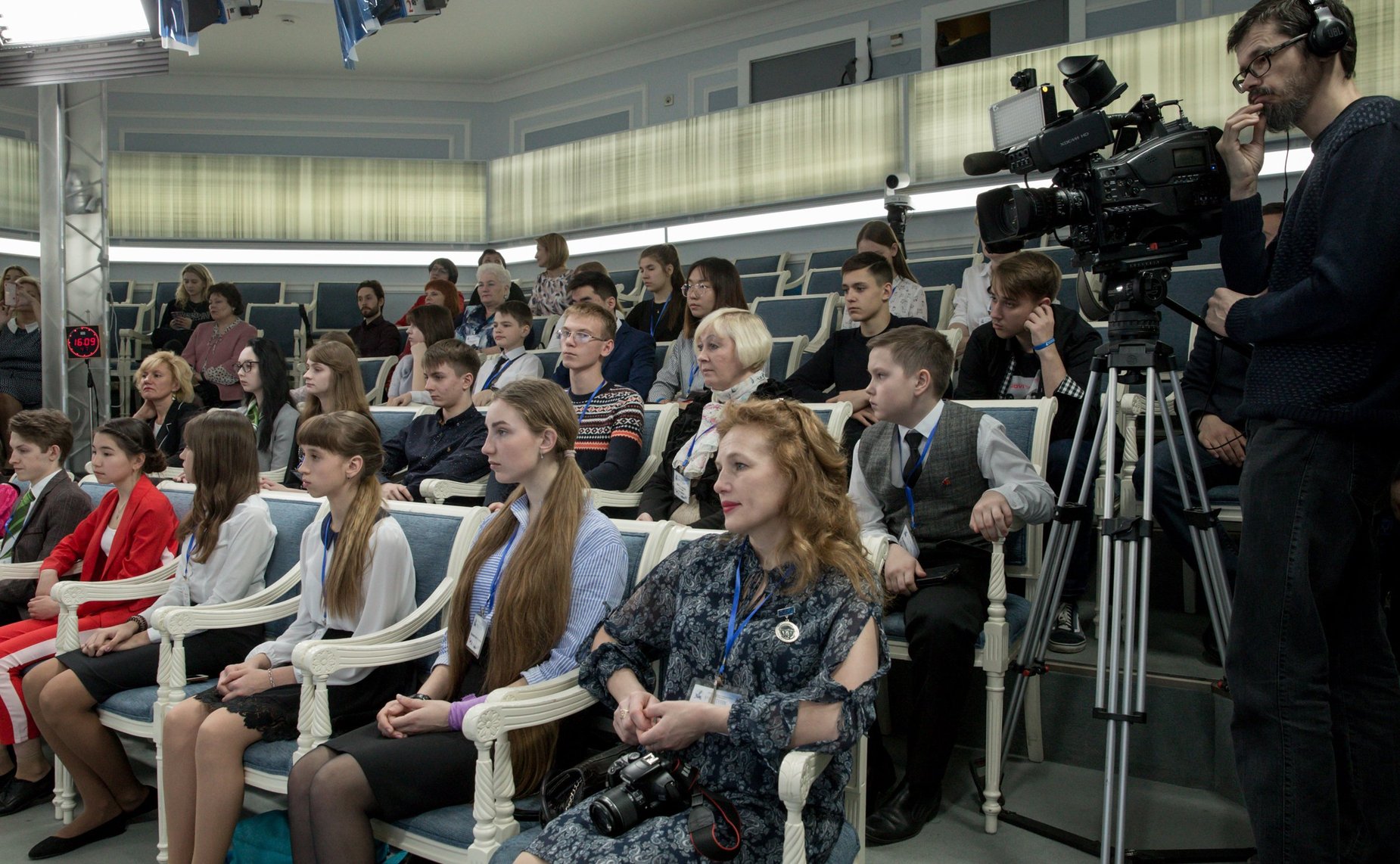 Встреча Л. Гумеровой с участниками XXVI Всероссийских юношеских чтений имени В.И. Вернадского