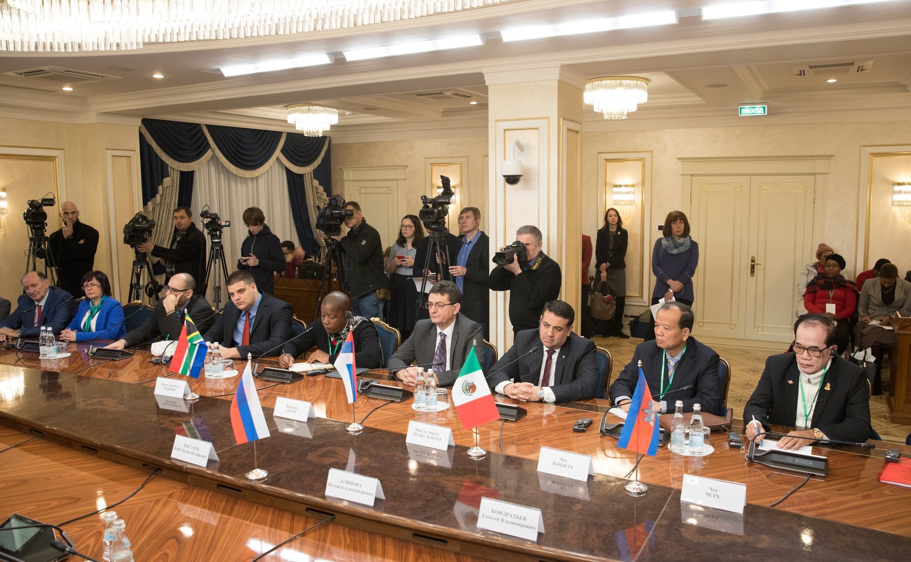 Встреча К. Косачева с международными наблюдателями