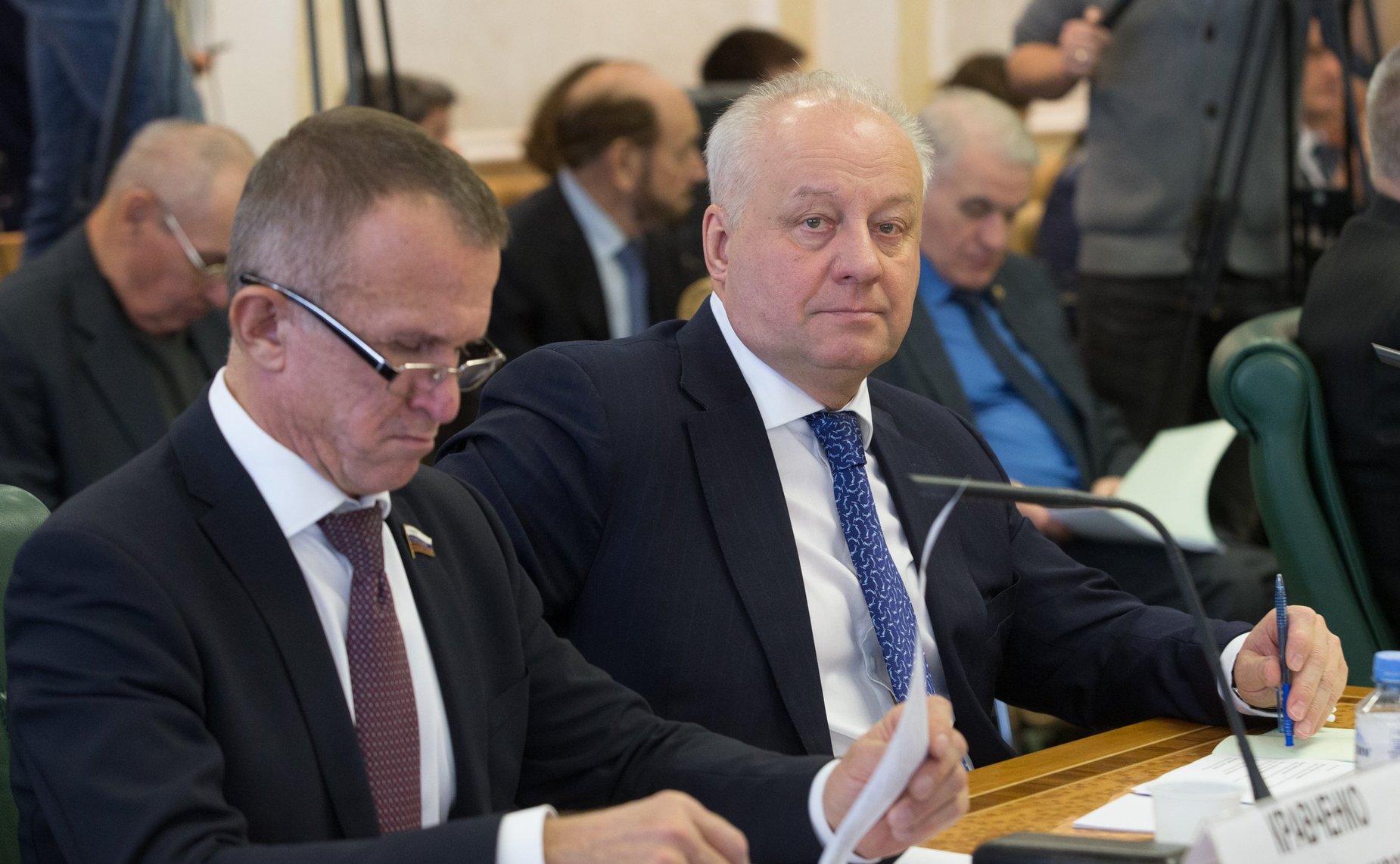 Владимир Кравченко и Эдуард Россель