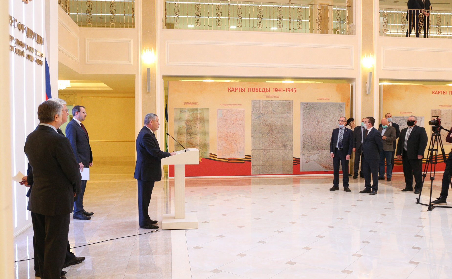 Открытие выставки «Карты Победы»