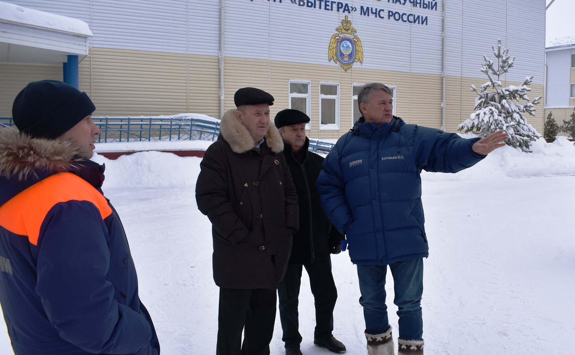 Встреча Ю. Воробьева с курсантами центра «Корабелы Прионежья»