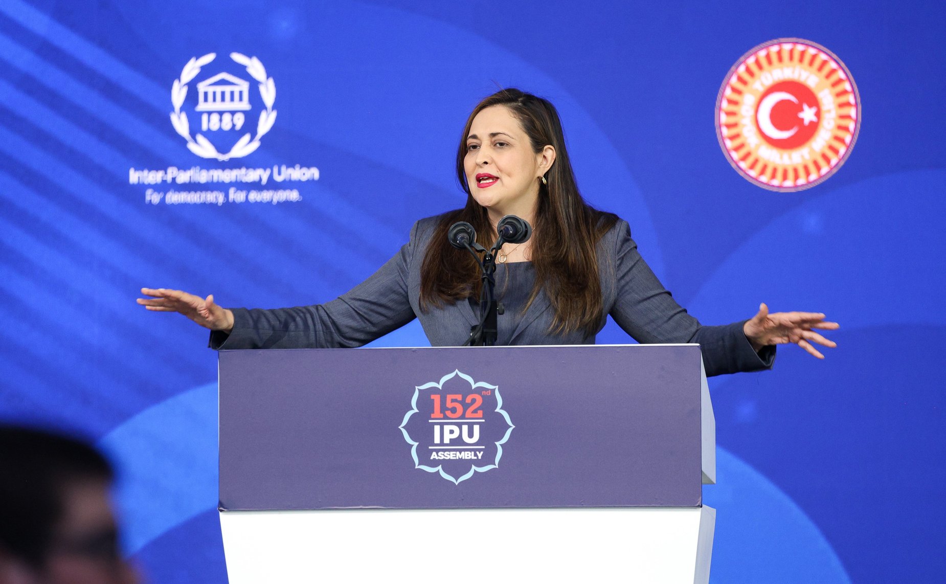 152 Ассамблея Межпарламентского союза (МПС). Общая дискуссия «Укрепление надежды, обеспечение мира и справедливости для будущих поколений»