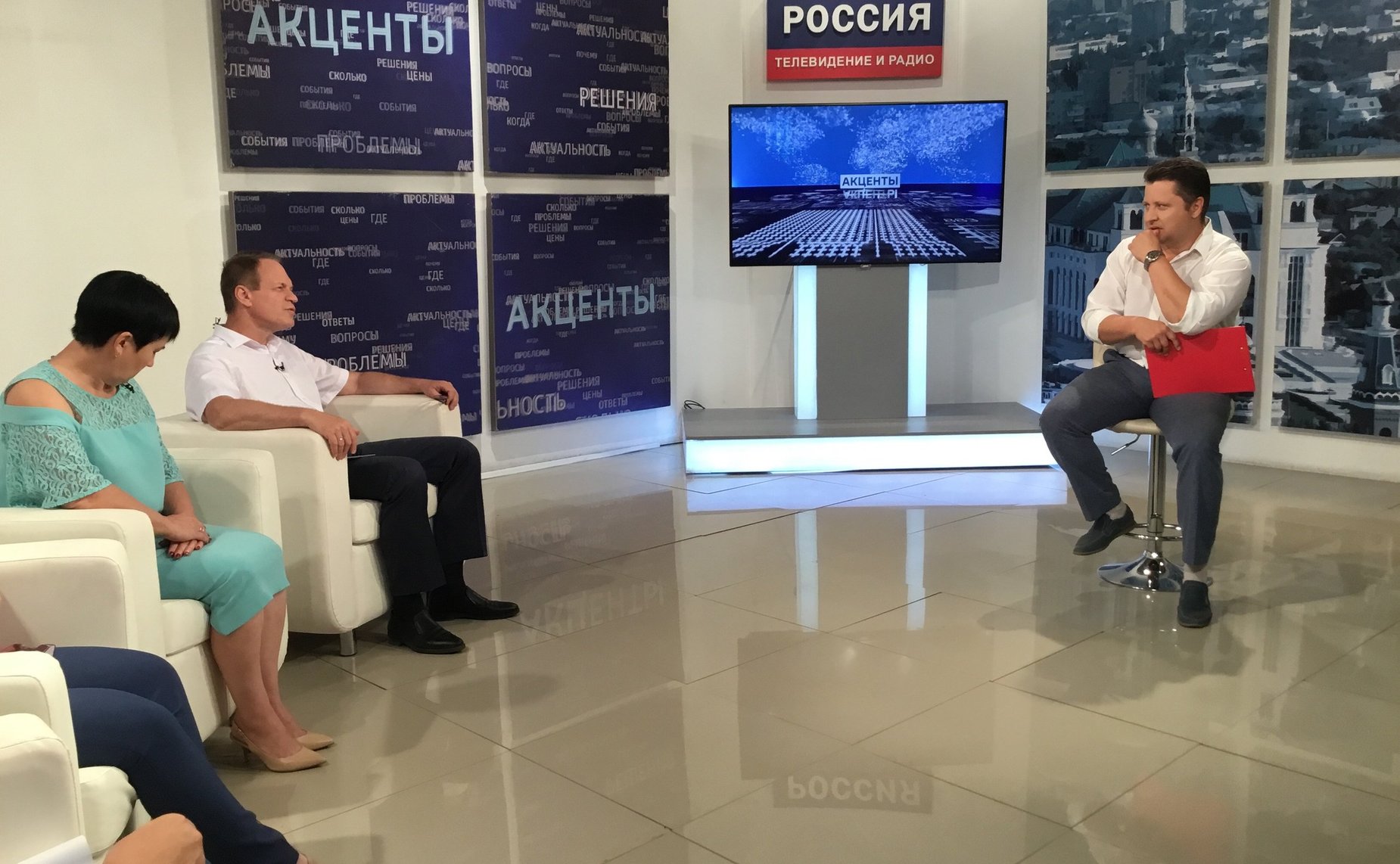 Александр Башкин принял участие в программе одного из телеканалов г. Астрахани