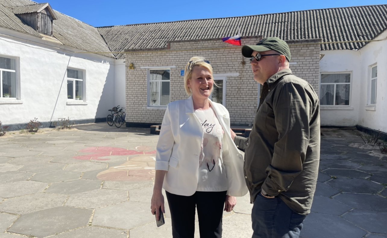 Игорь Кастюкевич посетил школу в поселке Стрелковое Генического района