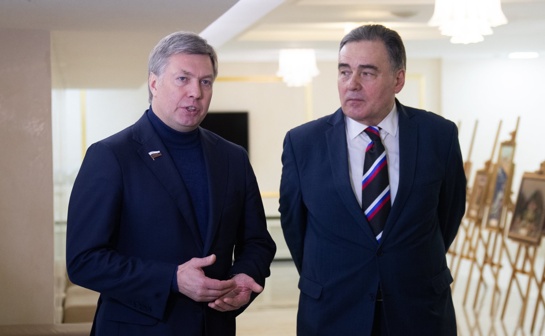 Открытие в Совете Федерации выставки «Шедевры мирового изобразительного искусства в вышивках А. Фединой»