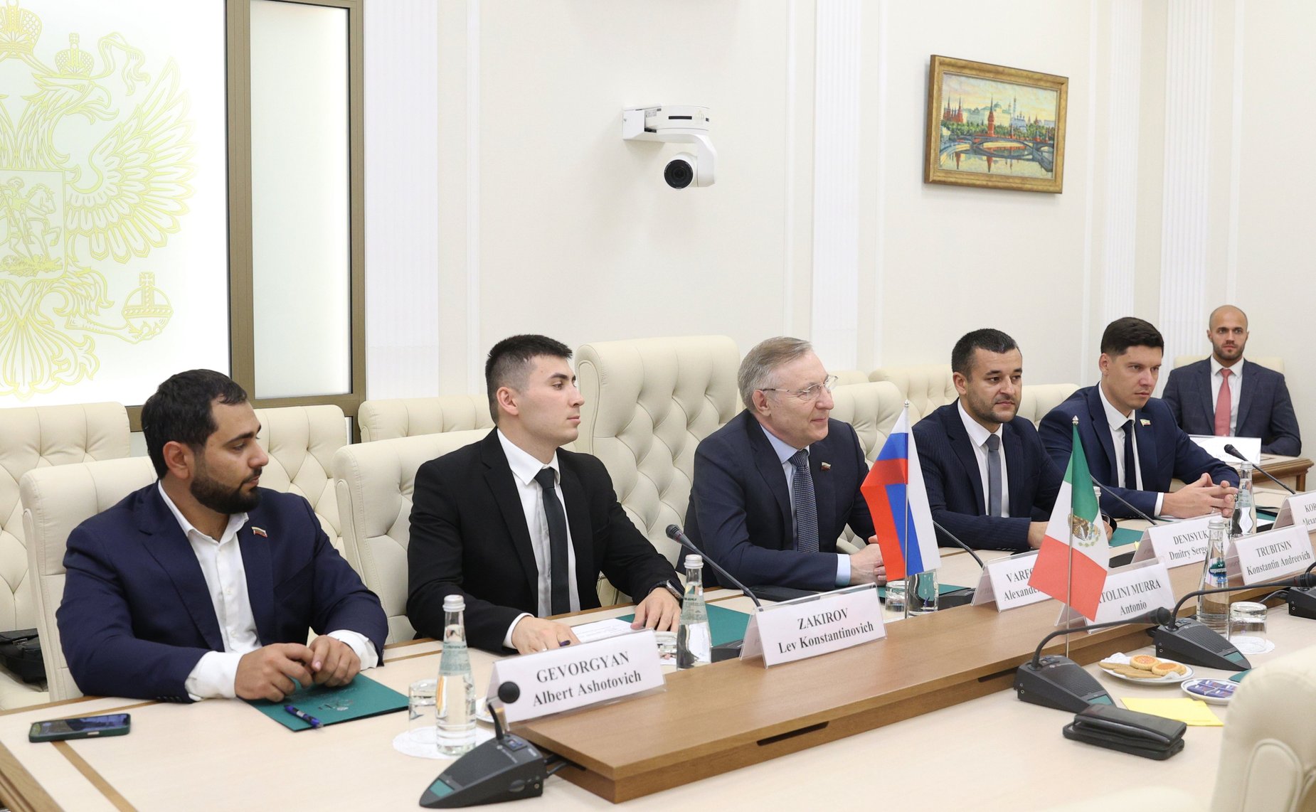 Встреча Александра Варфоломеева с вице-президентом Конгресса штата Коауила (Мексиканские Соединенные Штаты) при участии Палаты молодых законодателей при Совете Федерации