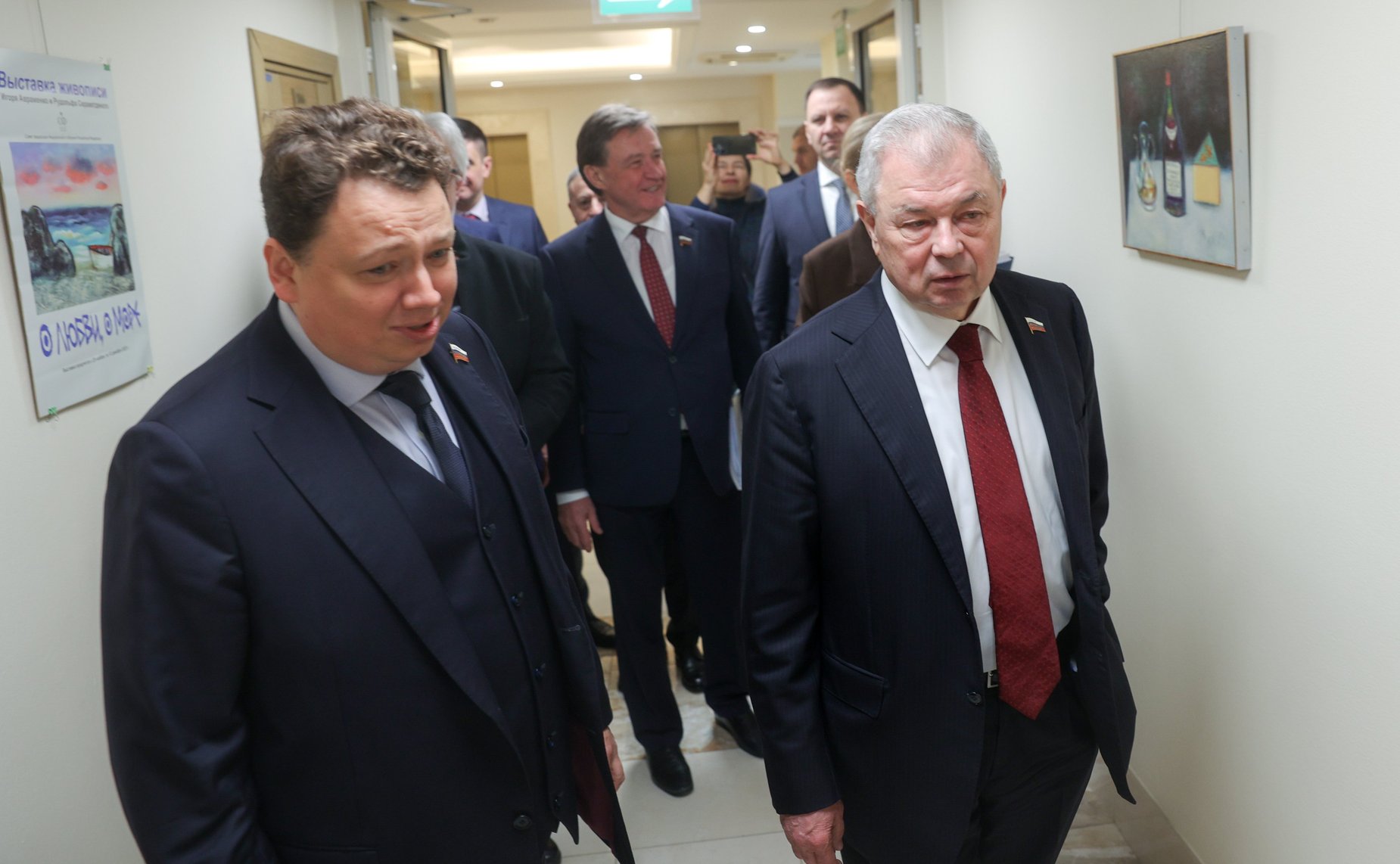 Открытие выставки работ члена Творческого союза художников России И. Авраменко