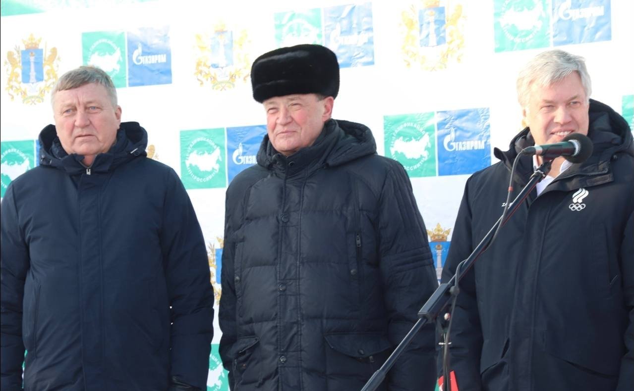 Сергей Рябухин принял участие в церемонии пуска газа в селе Карлинское