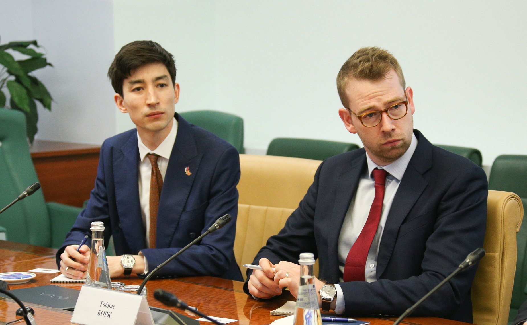 Встреча заместителя Председателя СФ Константина Косачева с делегацией Королевского объединенного института оборонных исследований