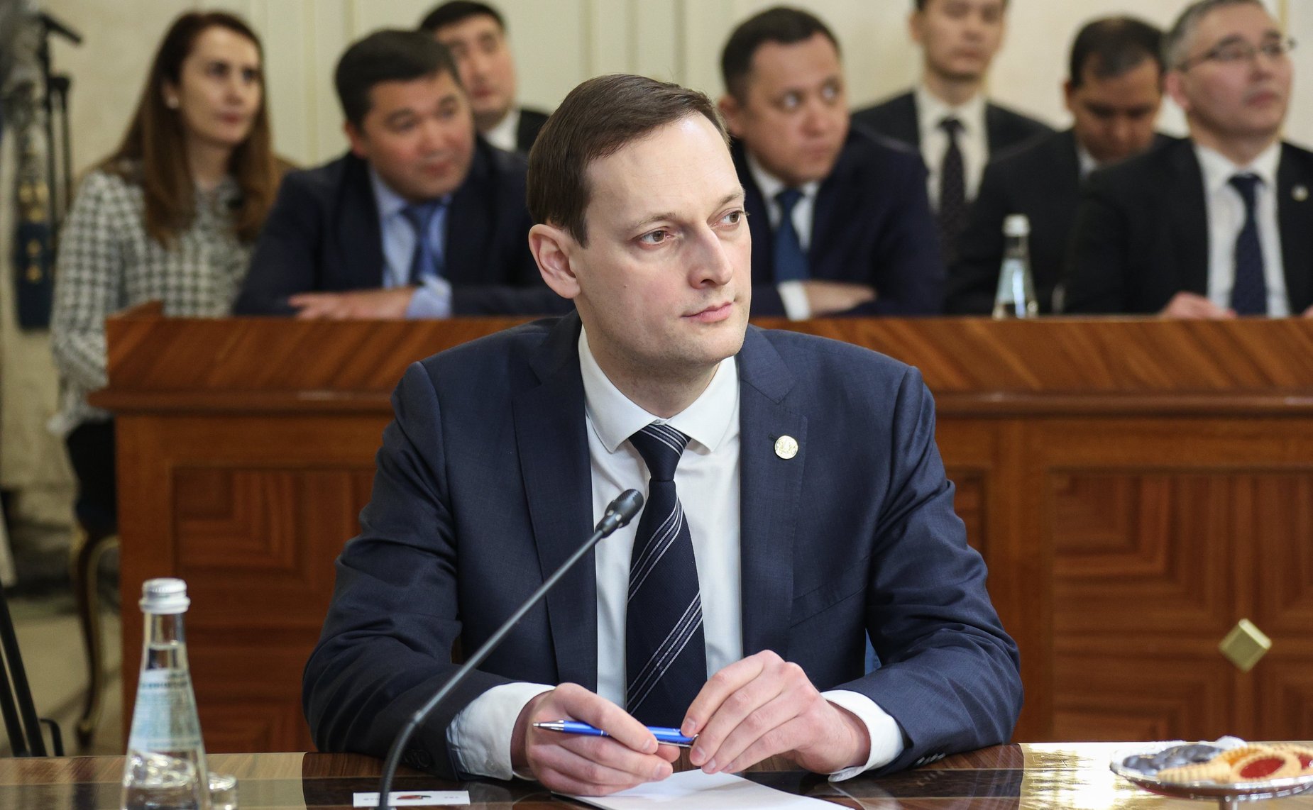 Валентина Матвиенко провела встречу с Председателем Мажилиса Парламента Республики Казахстан Ерланом Кошановым