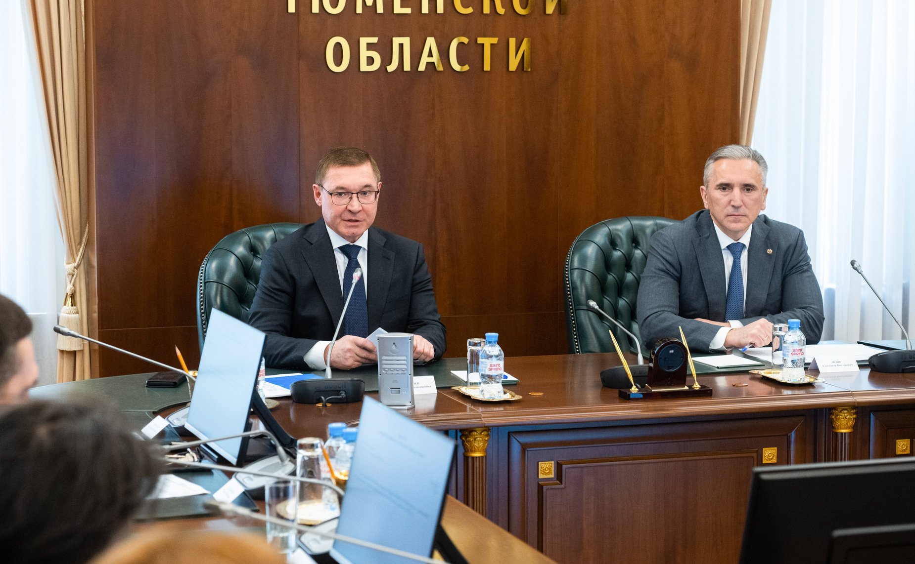 Владимир Якушев выступил на заседании президиума правительства Тюменской области