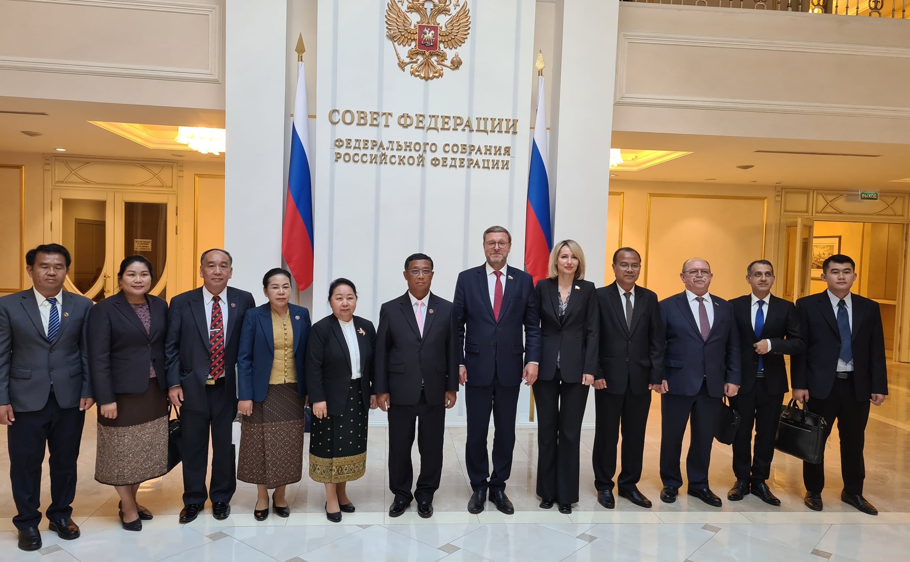 Константин Косачев провел встречу с заместителем Председателя Национального собрания Лаосской Народно-Демократической Республики Сувоном Лыангбунми