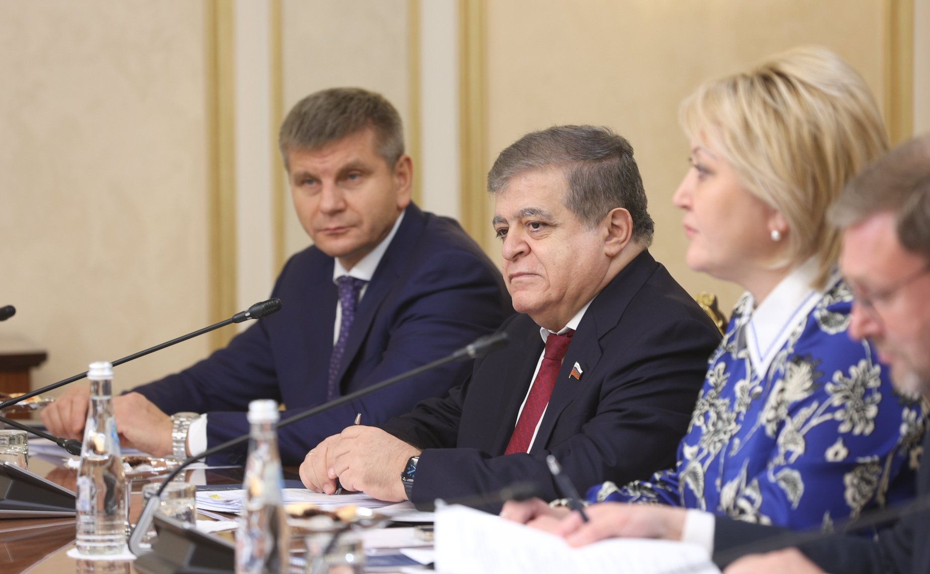 Встреча Председателя Совета Федерации Валентины Матвиенко и Председателя Халк Маслахаты (верхней палаты) Милли Генгеша (парламента) Туркменистана Гурбангулы Бердымухамедова