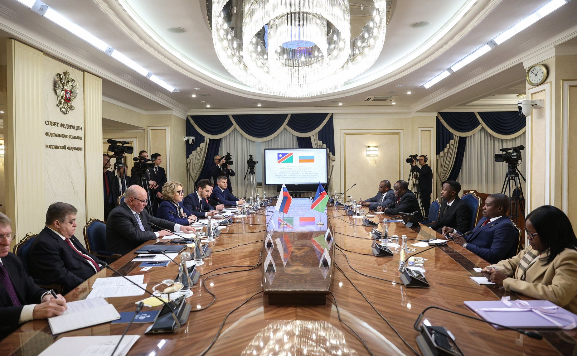 Встреча Председателя Совета Федерации Валентины Матвиенко с Председателем Национального совета Республики Намибии