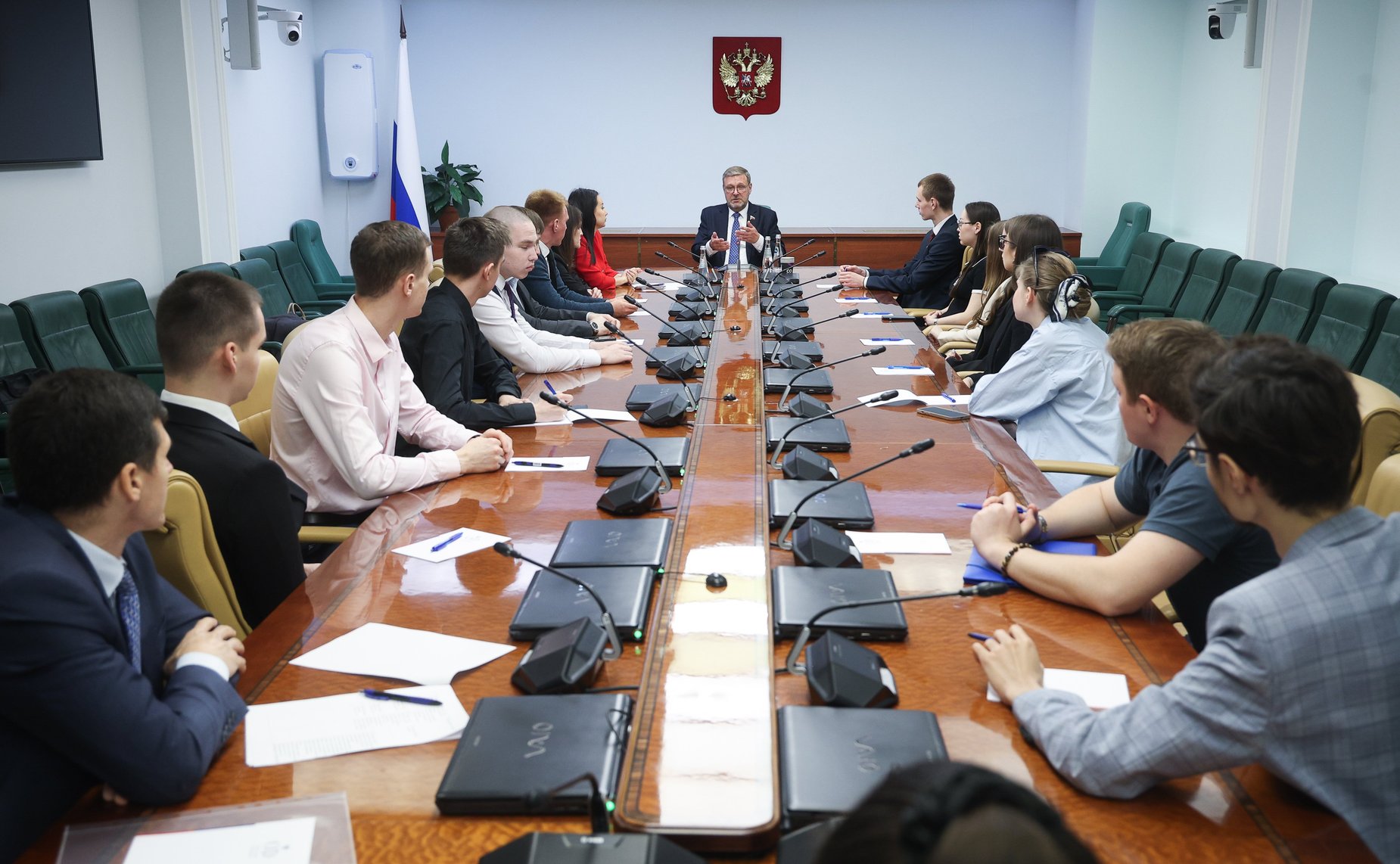 Заместитель Председателя Совета Федерации Константин Косачев провел встречу со студентами – уроженцами Республики Марий Эл, обучающимся в высших учебных заведениях Москвы
