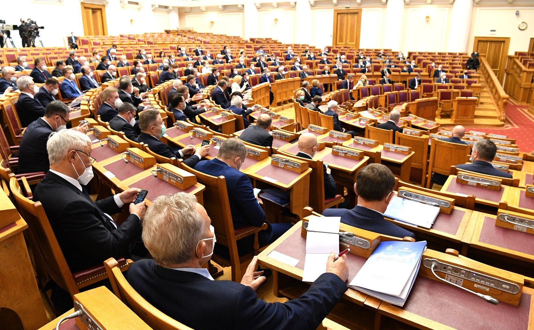 Встреча Президента России Владимира Путина с членами Совета законодателей Российской Федерации при Федеральном Собрании РФ