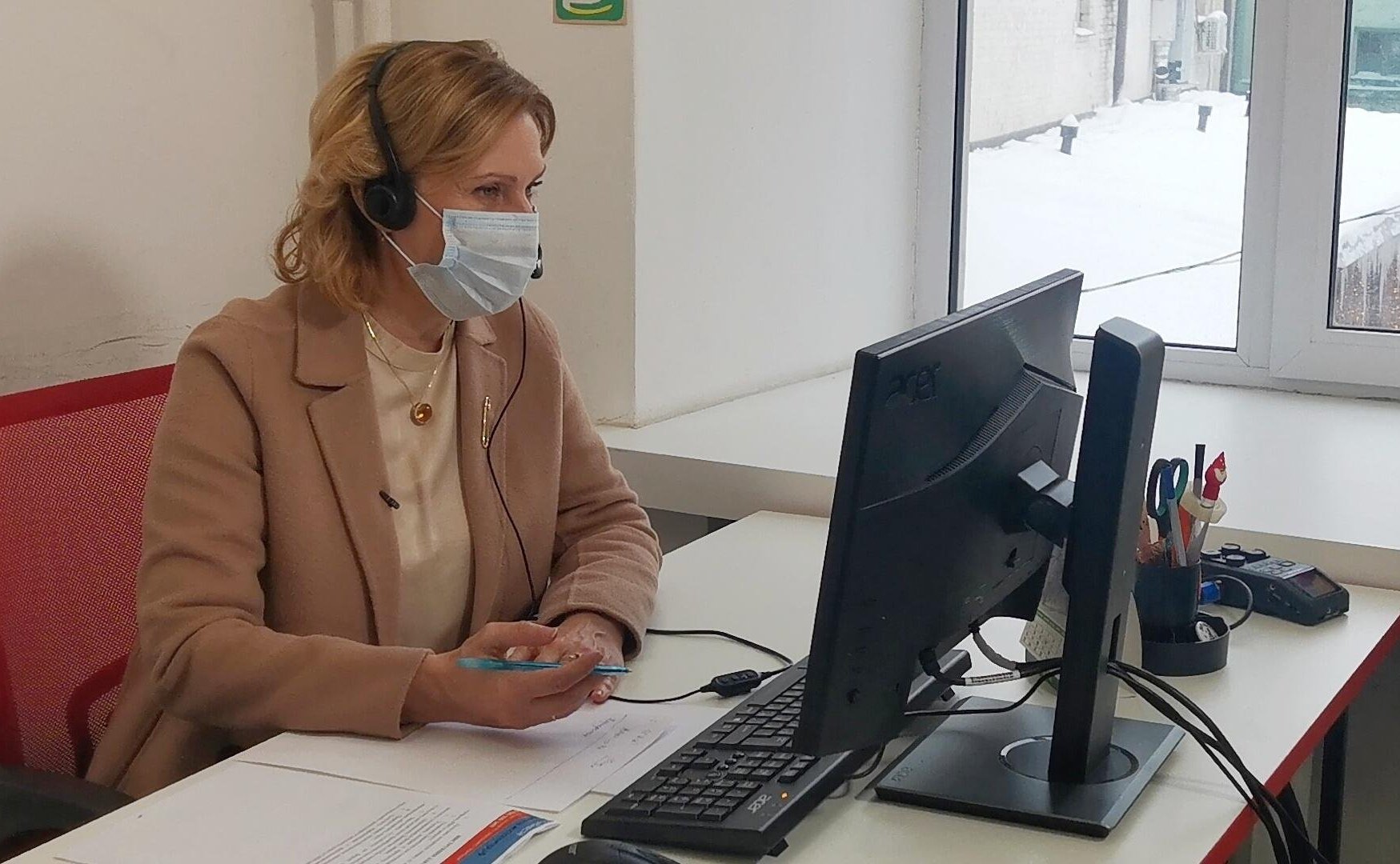 Инна Святенко в рамках акции «Звонок добра» посетила крупнейший в России центр поддержки волонтёрского движения «Мосволонтёр»