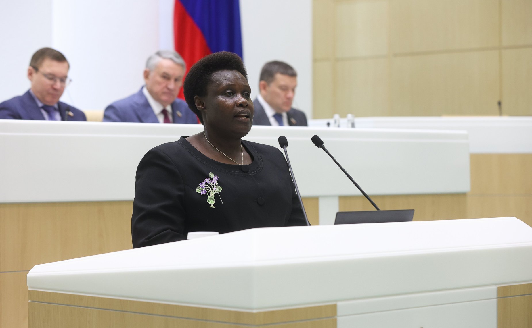 Вице-президент Республики Уганда Джессика Алупо