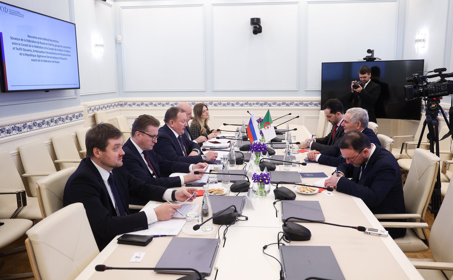 Встреча Михаила Борщева с Чрезвычайным и Полномочным Послом Алжирской Народной Демократической Республики в Российской Федерации
