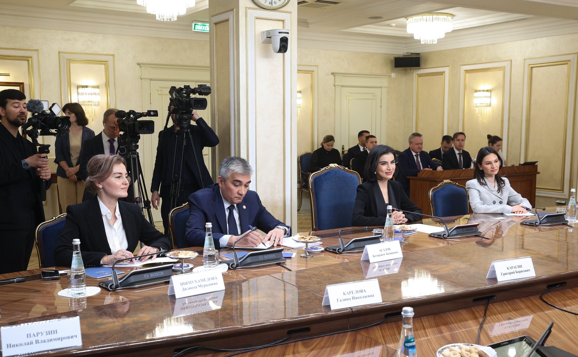 Встреча Председателя Совета Федерации Валентины Матвиенко с Помощником Президента Республики Узбекистан Саидой Мирзиёевой