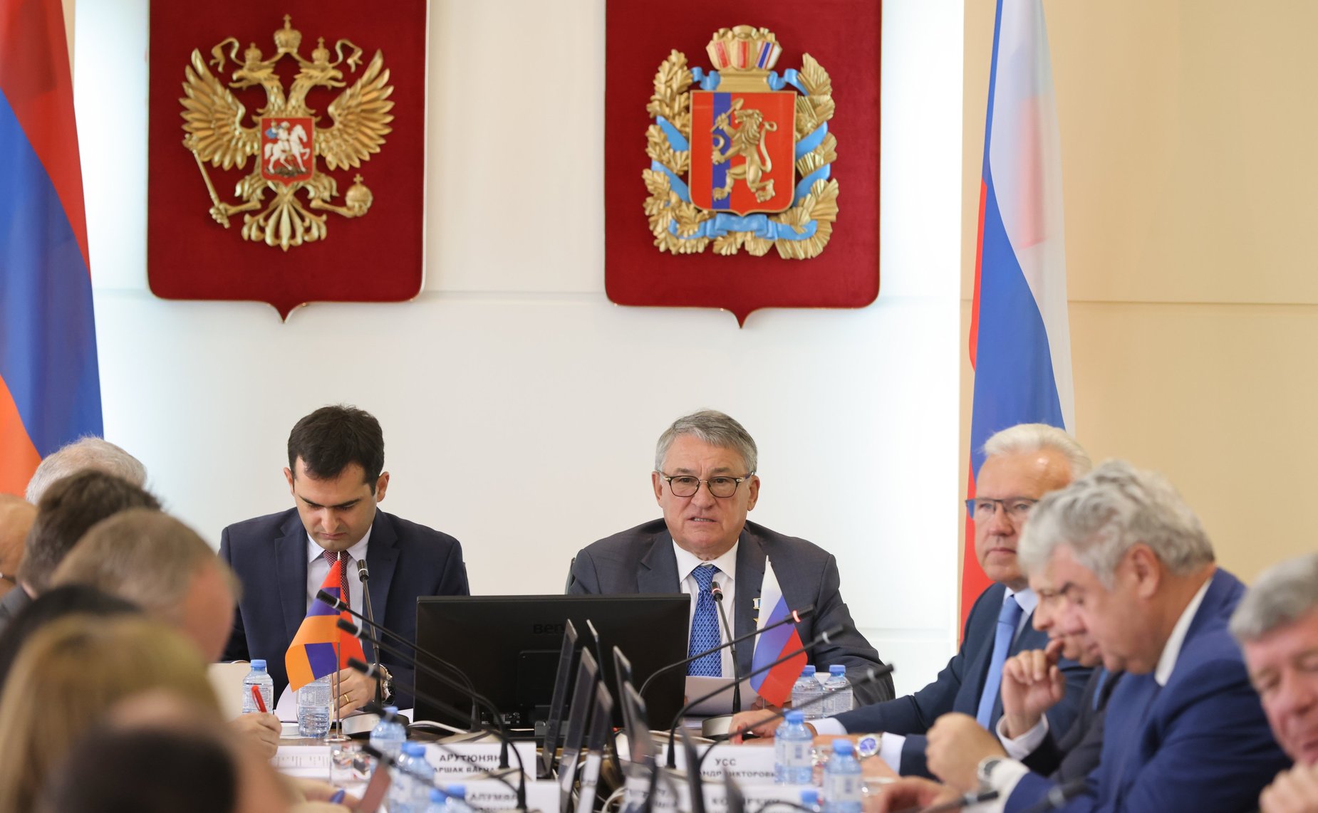 Заседание Межпарламентской комиссии по сотрудничеству Федерального Собрания РФ и Национального собрания Республики Армения