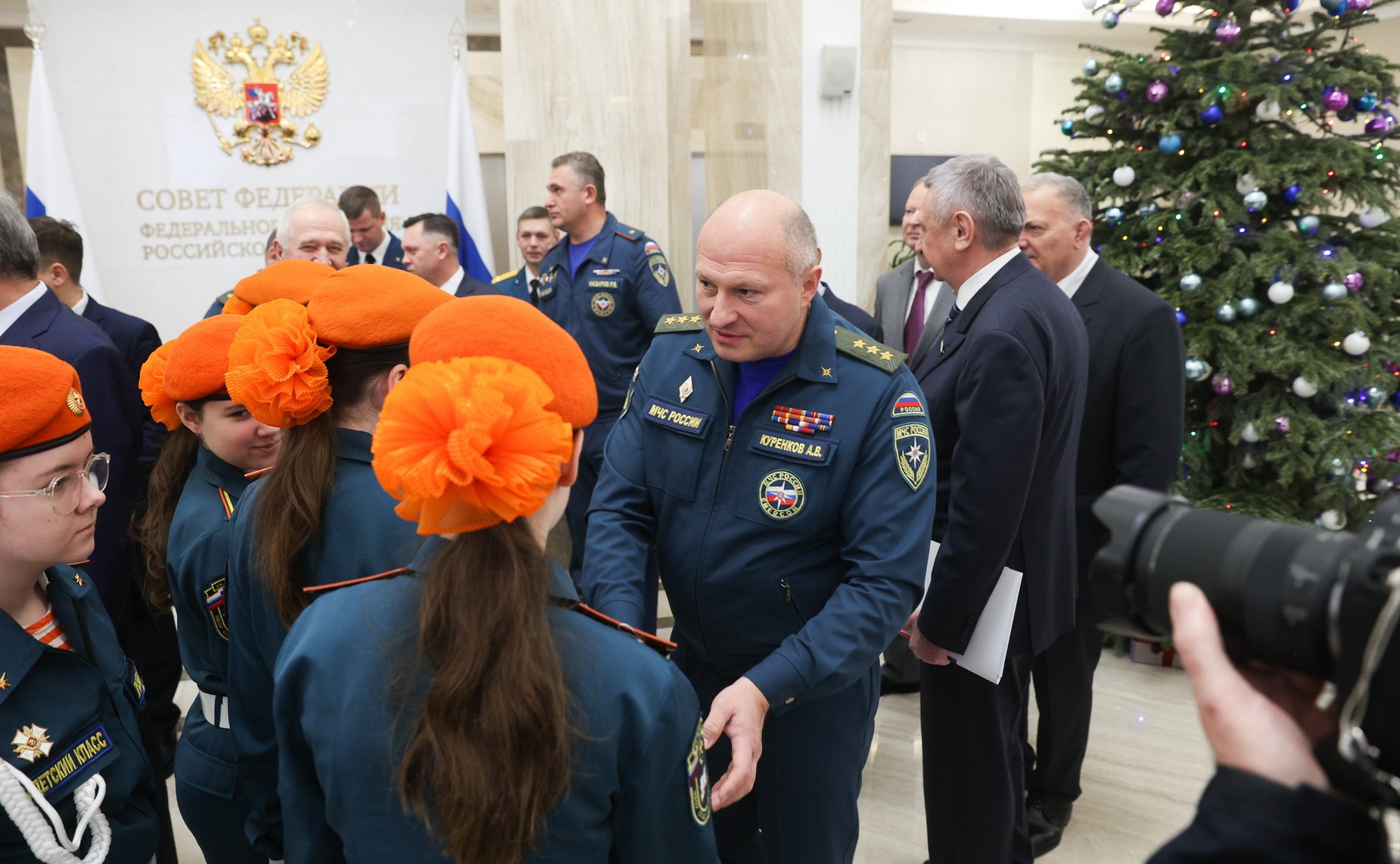 Открытие выставки «Служим Отечеству и МЧС России»