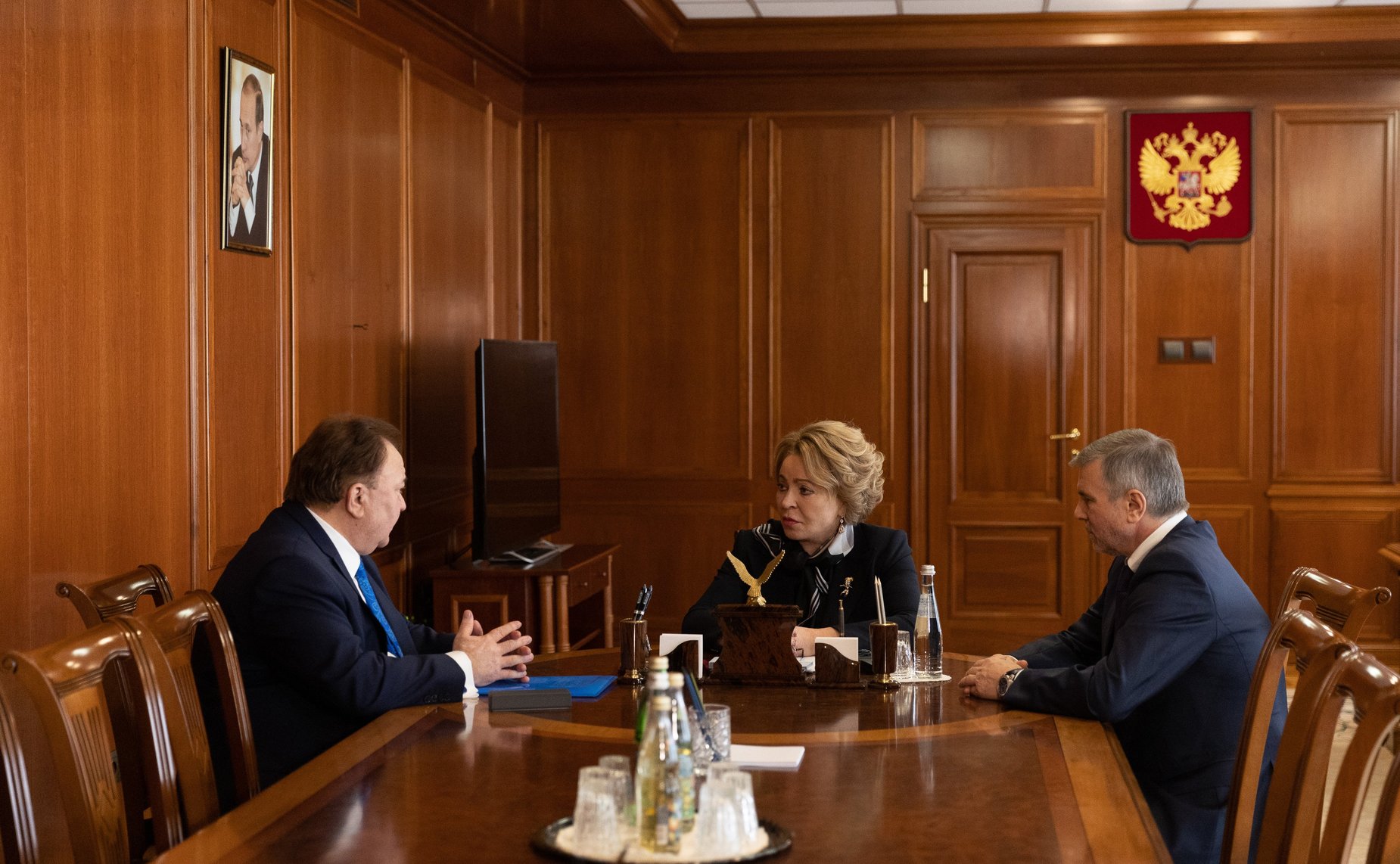 Валентина Матвиенко провела встречу с главой Республики Ингушетия Махмудом-Али Калиматовым