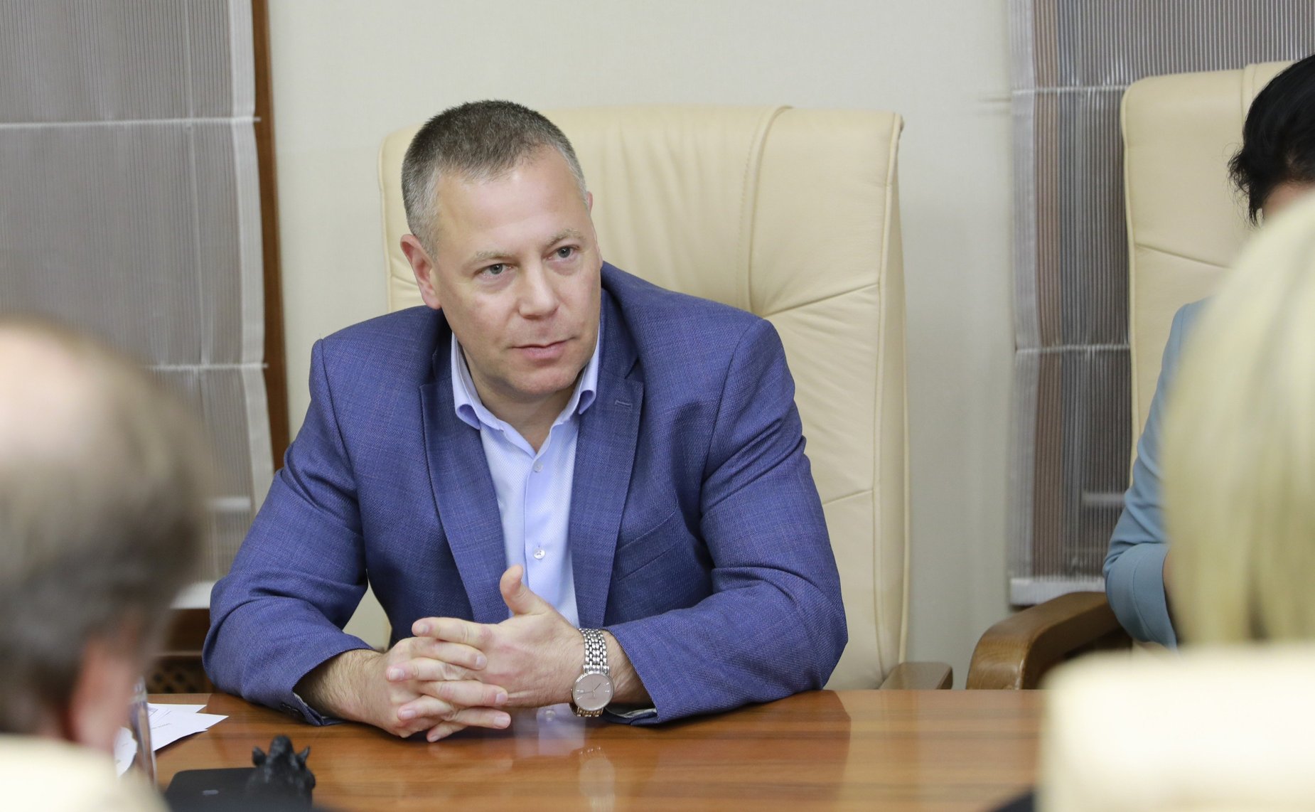 Наталия Косихина и Александр Русаков провели встречу с главой региона Михаилом Евраевым