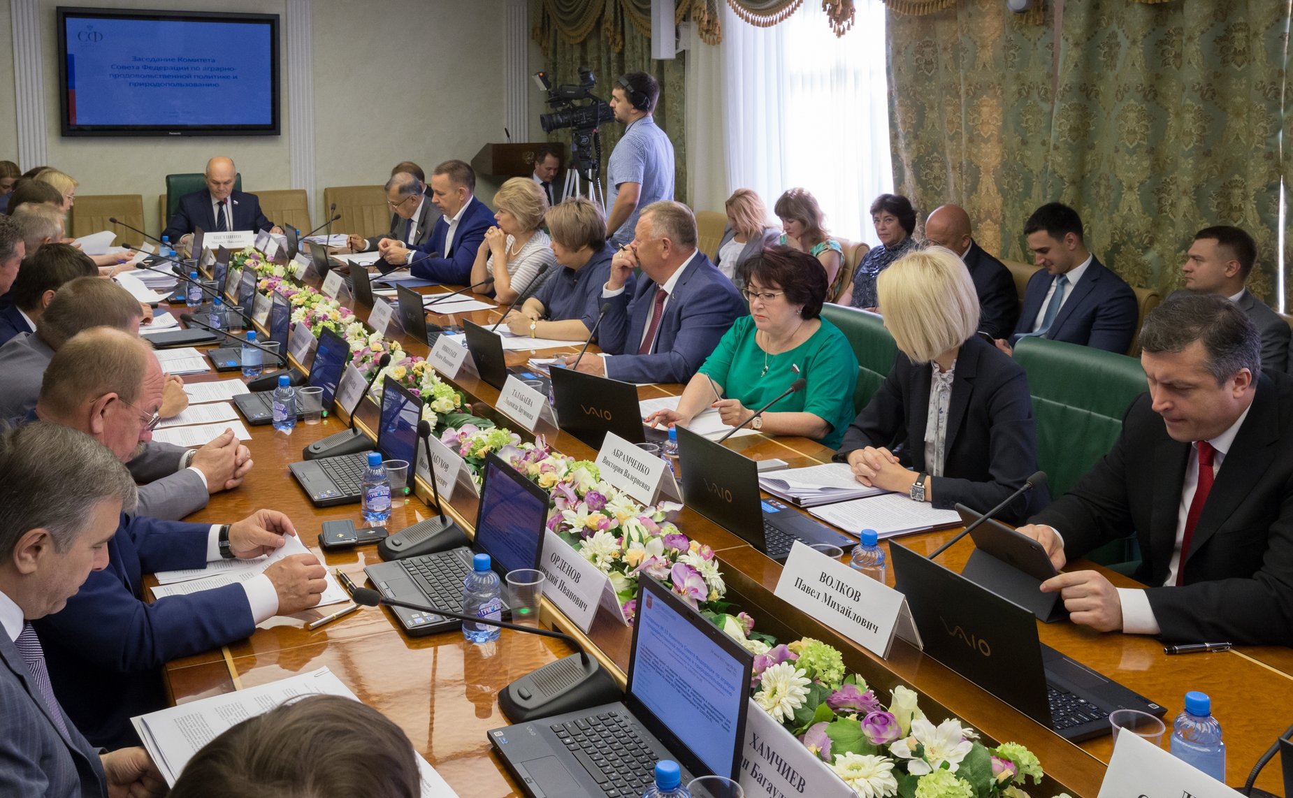 Заседание Комитета Совета Федерации по аграрно-продовольственной политике и природопользованию