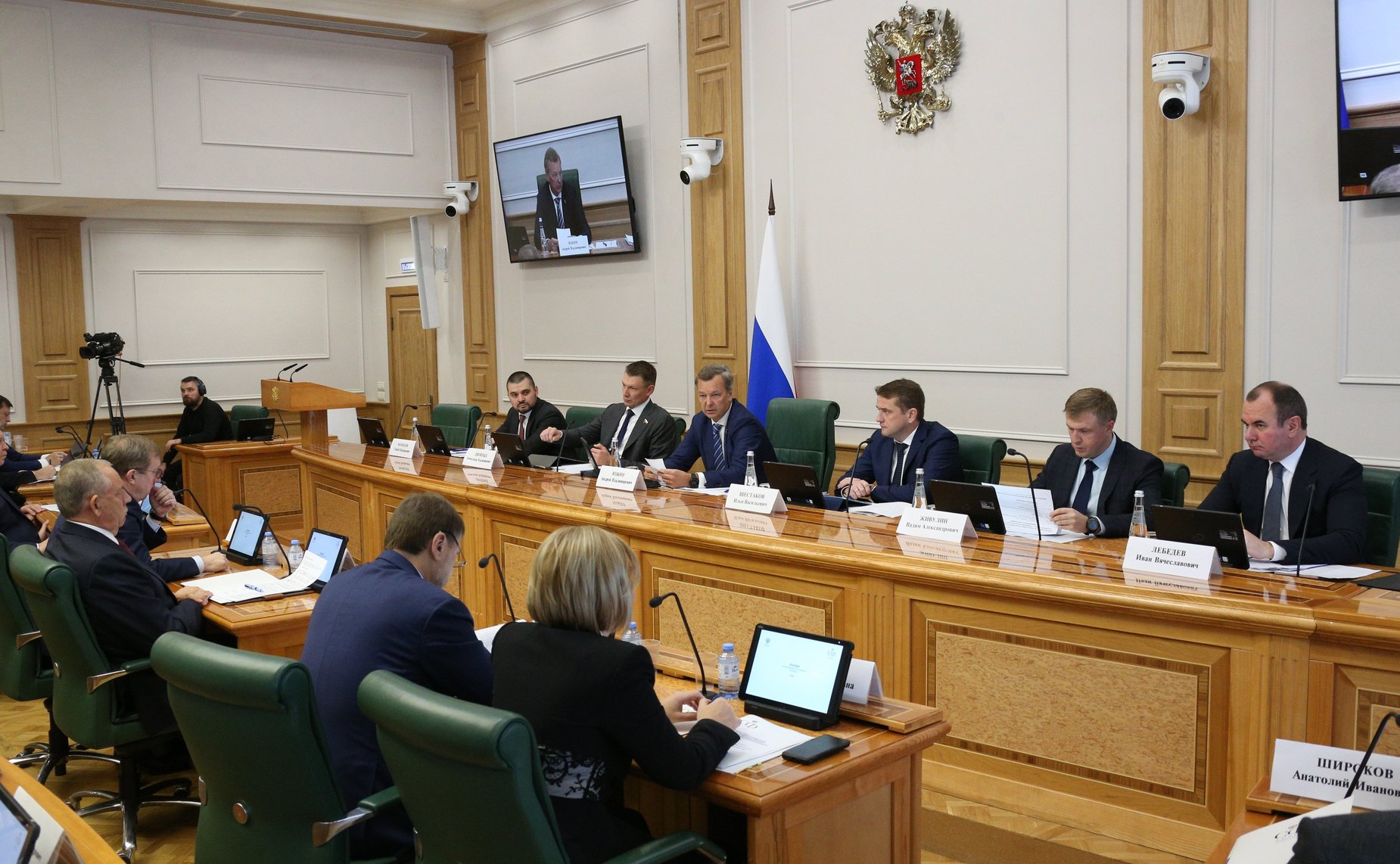 Встреча сенаторов Российской Федерации с руководителем Федерального агентства по рыболовству Ильёй Шестаковым в формате «Открытого диалога»