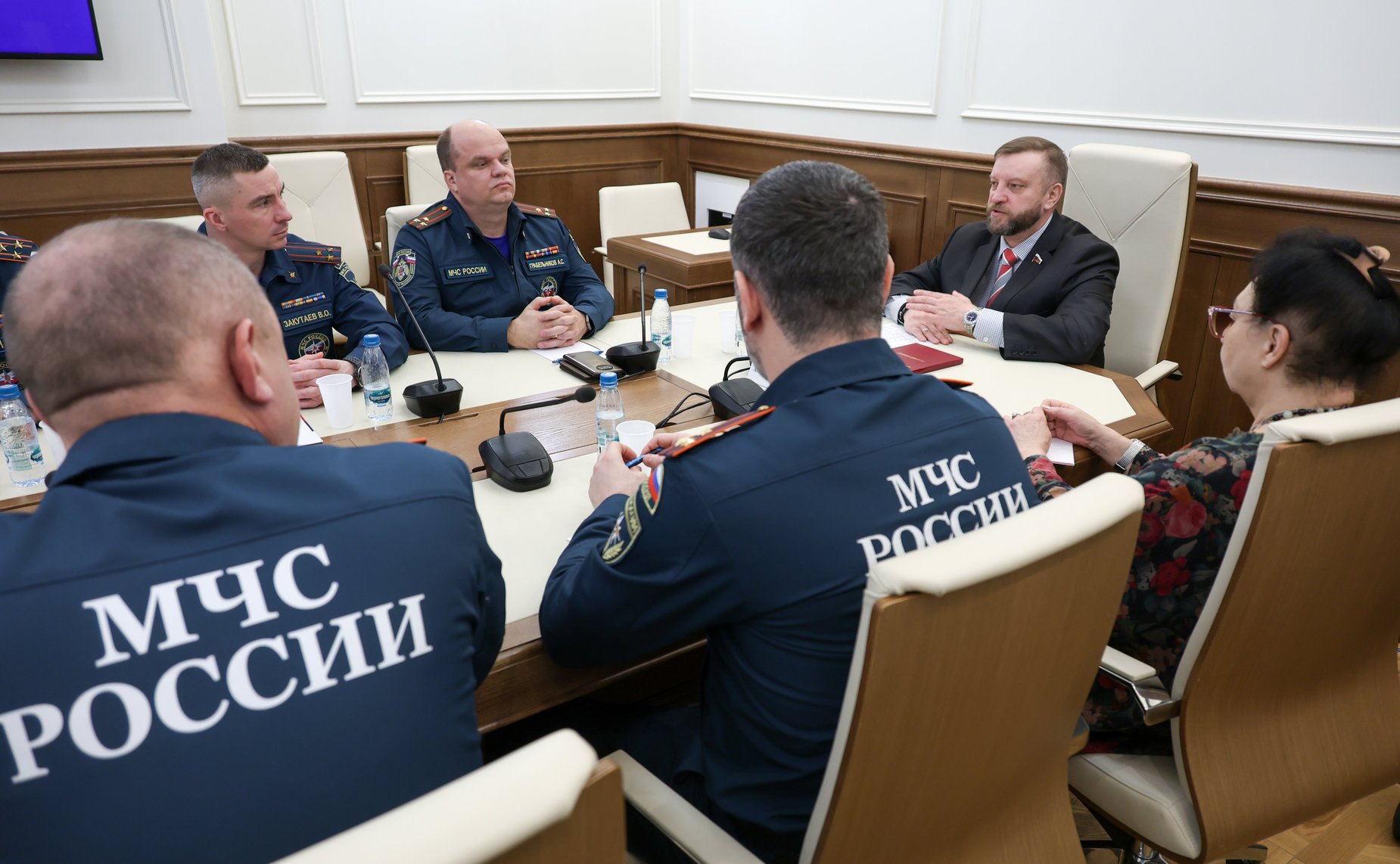 Встреча члена Комитета Совета Федерации по международным делам Алексея Кондратьева со слушателями Академии ГПС МЧС России