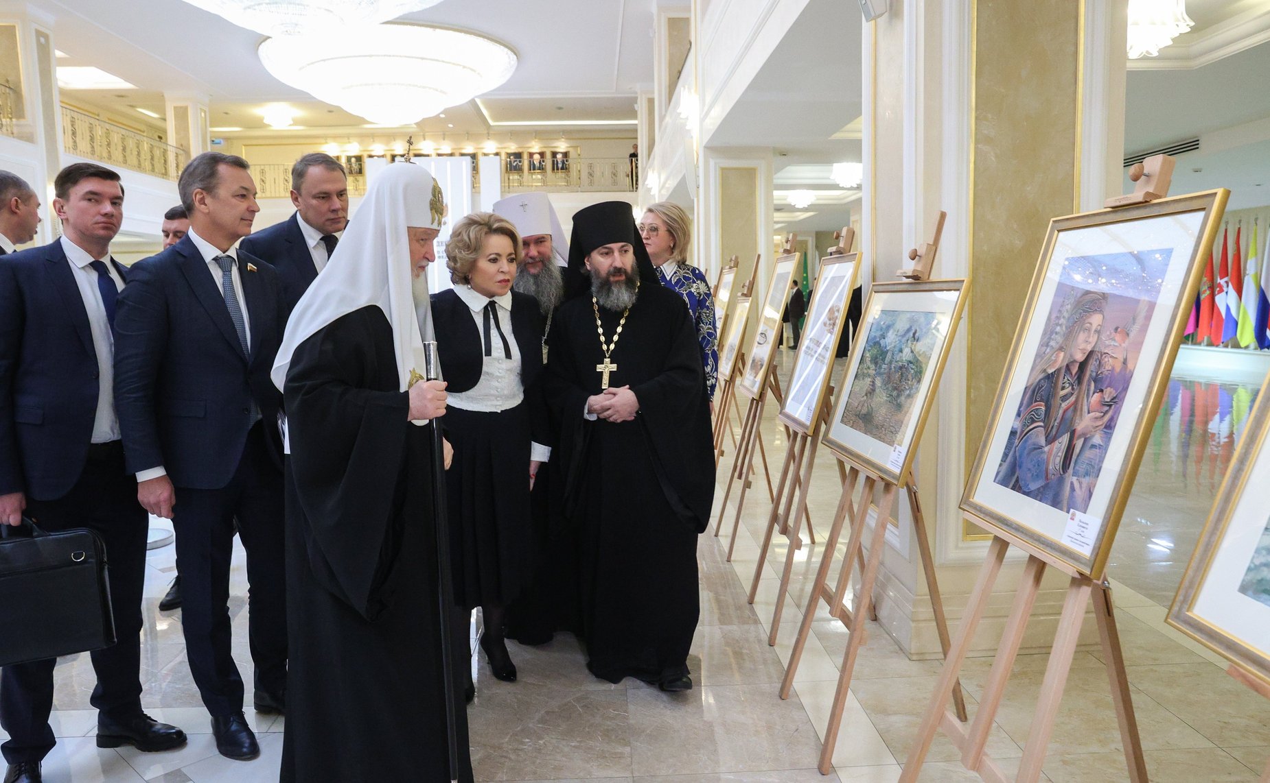 Встреча Председателем Совета Федерации Валентиной Матвиенко Святейшего Патриарха Московского и всея Руси Кирилла в Совете Федерации