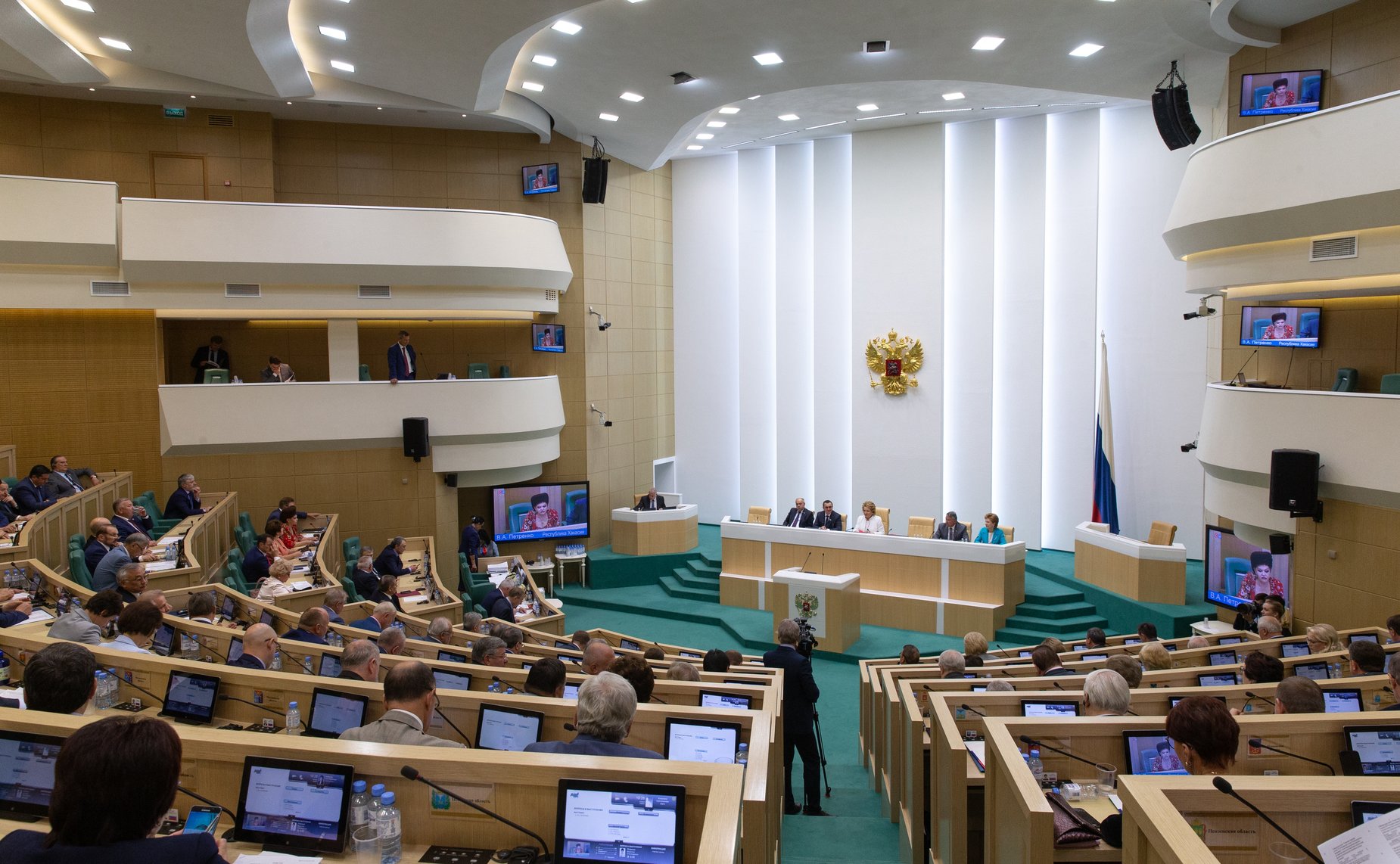 Зал заседаний Совета Федерации